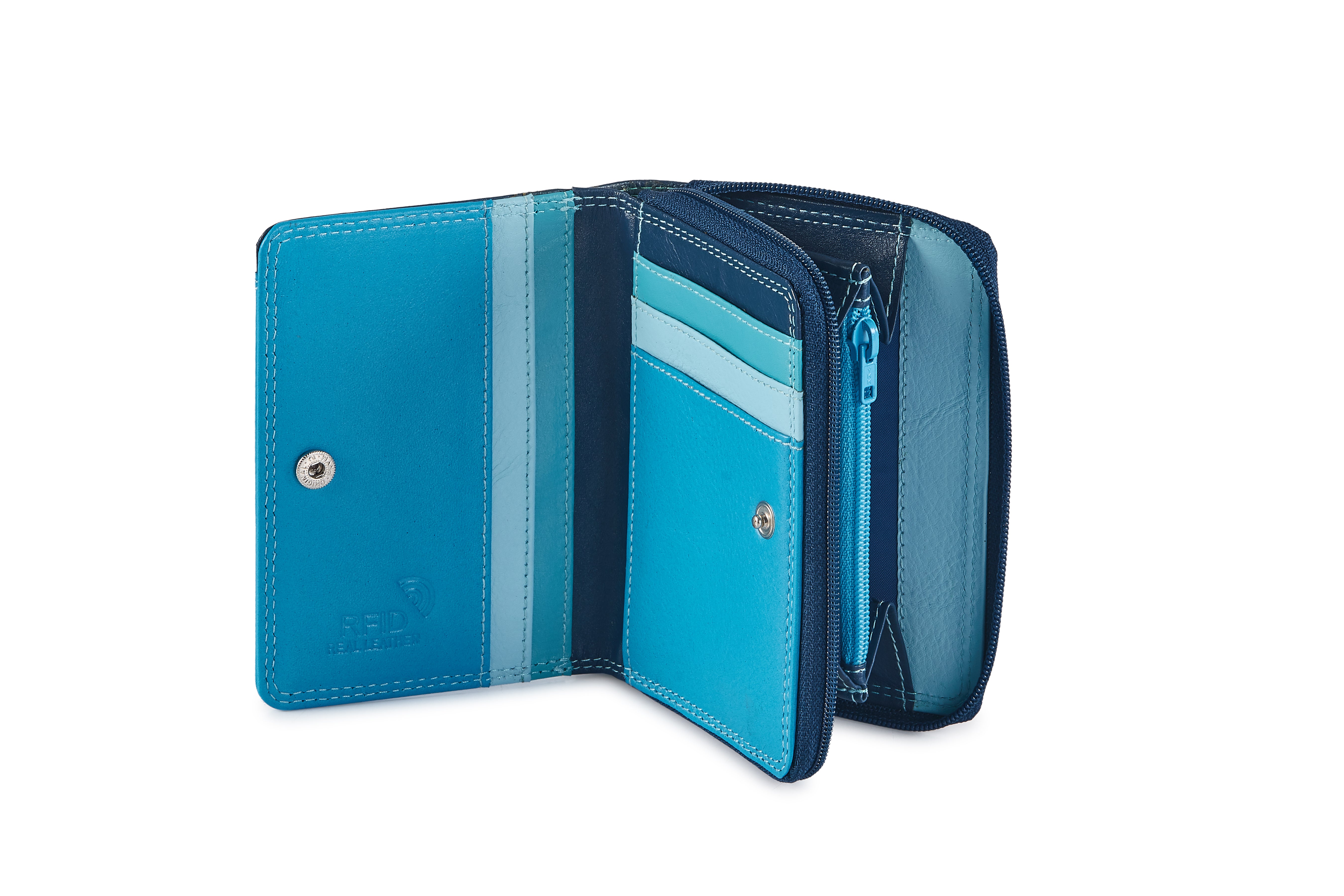 Nice Nappa Leather Multi-Colored Wallet