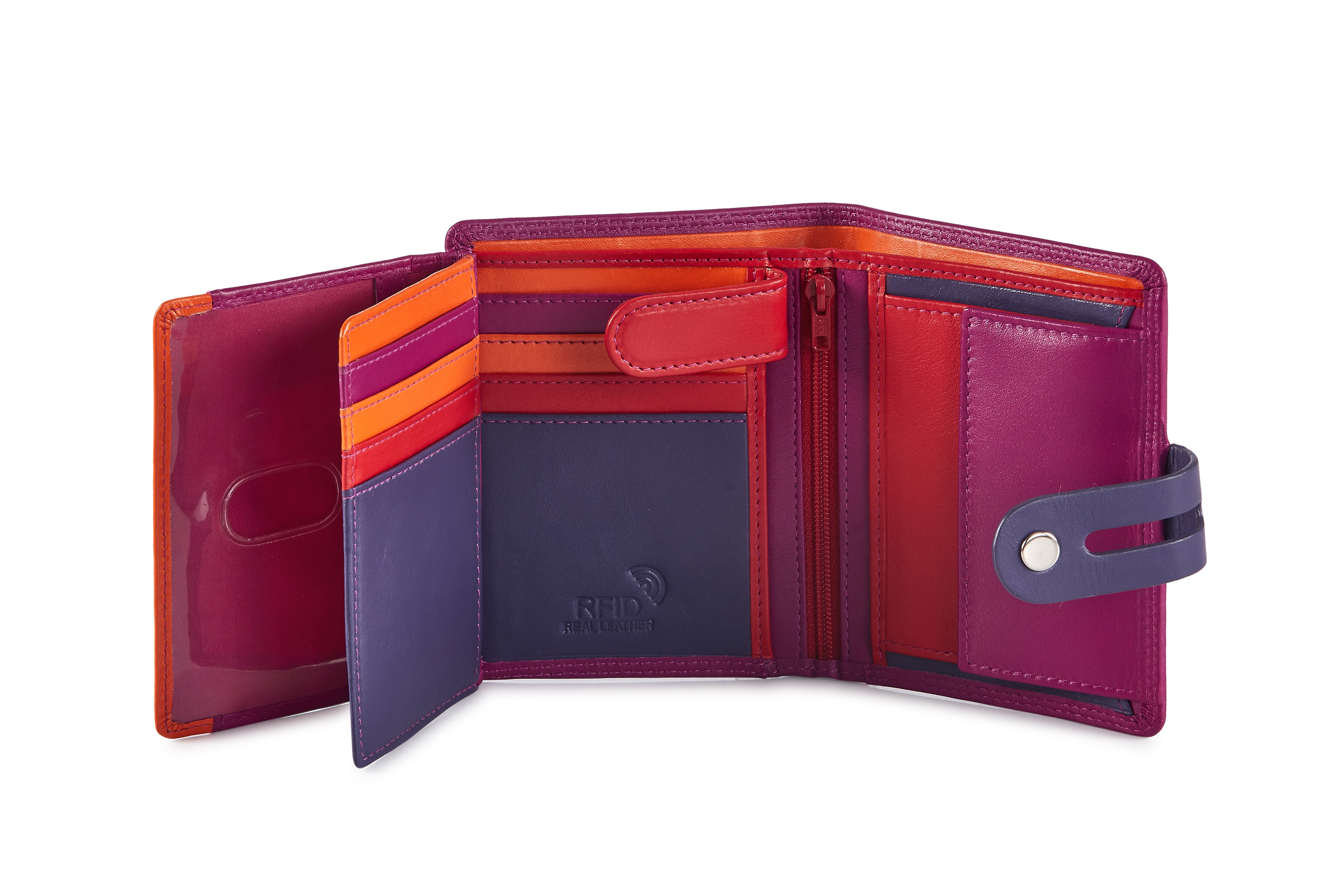 Victoria | Style - 503, Colorful Leather wallet