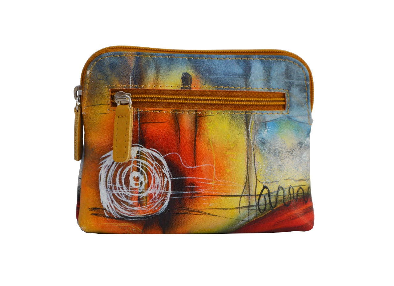 Style # 72262 - Hand painted Art coin wallet