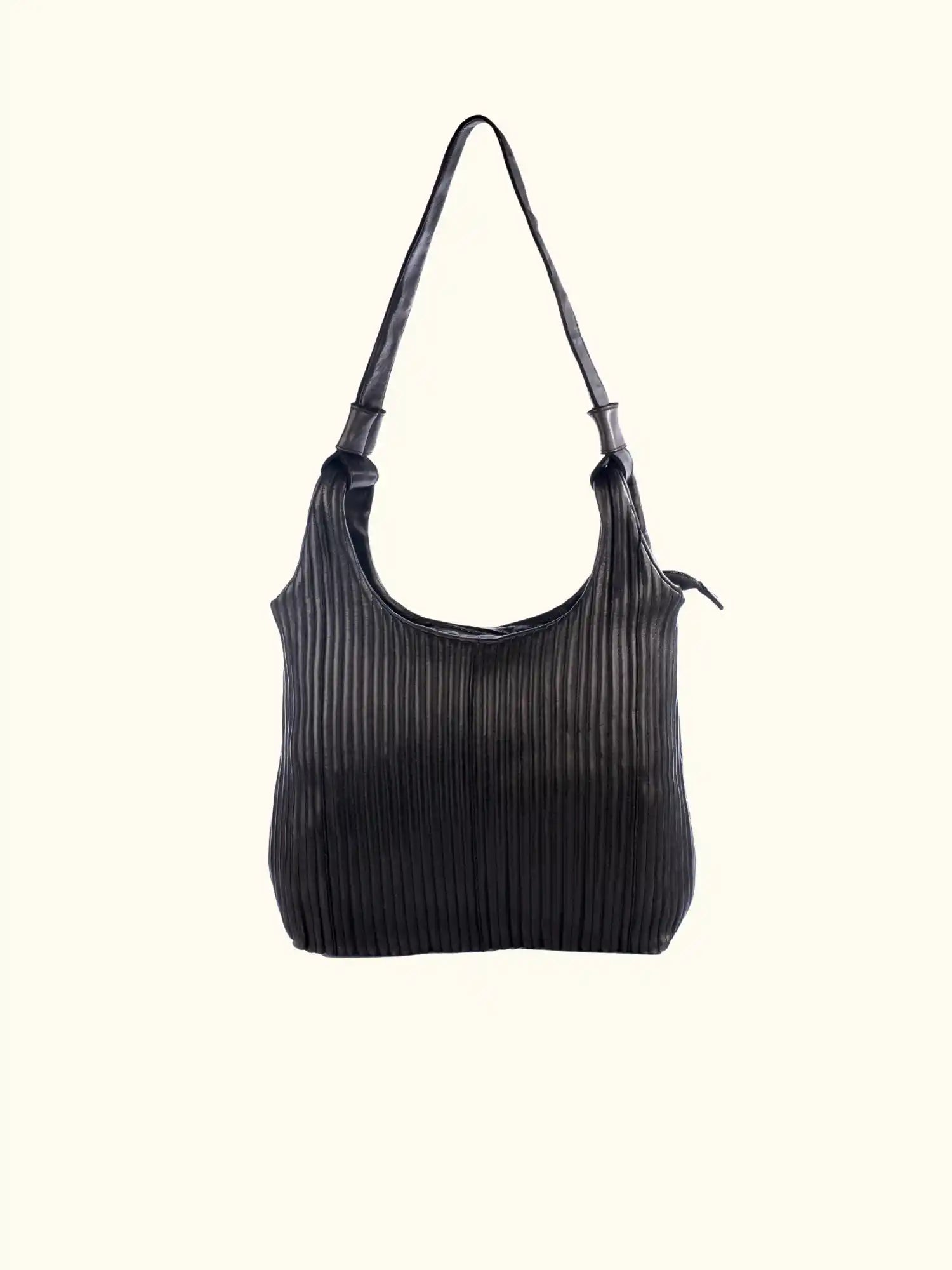 Camilla Washed Leather Shoulder Bag