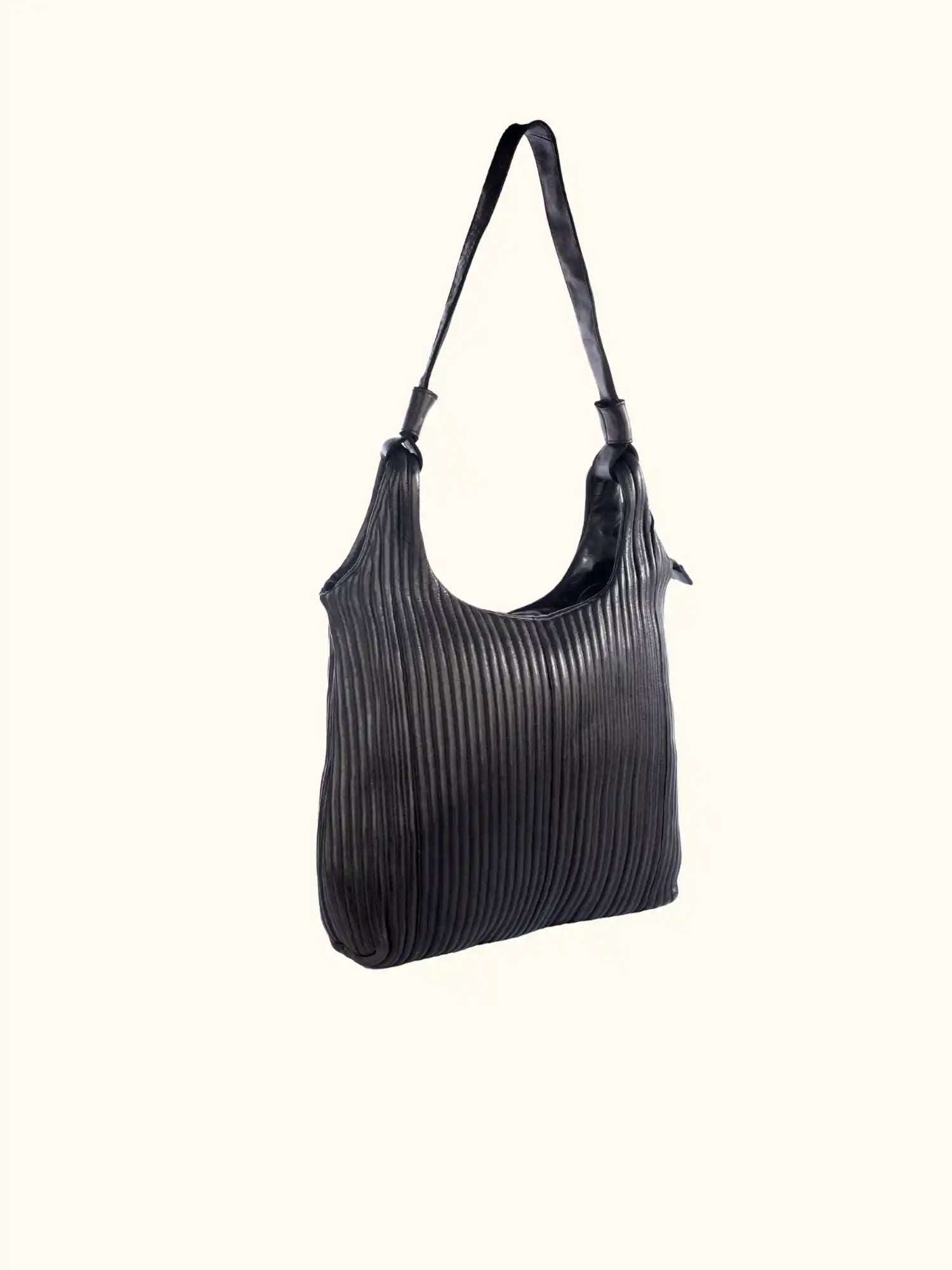 Camilla Washed Leather Shoulder Bag