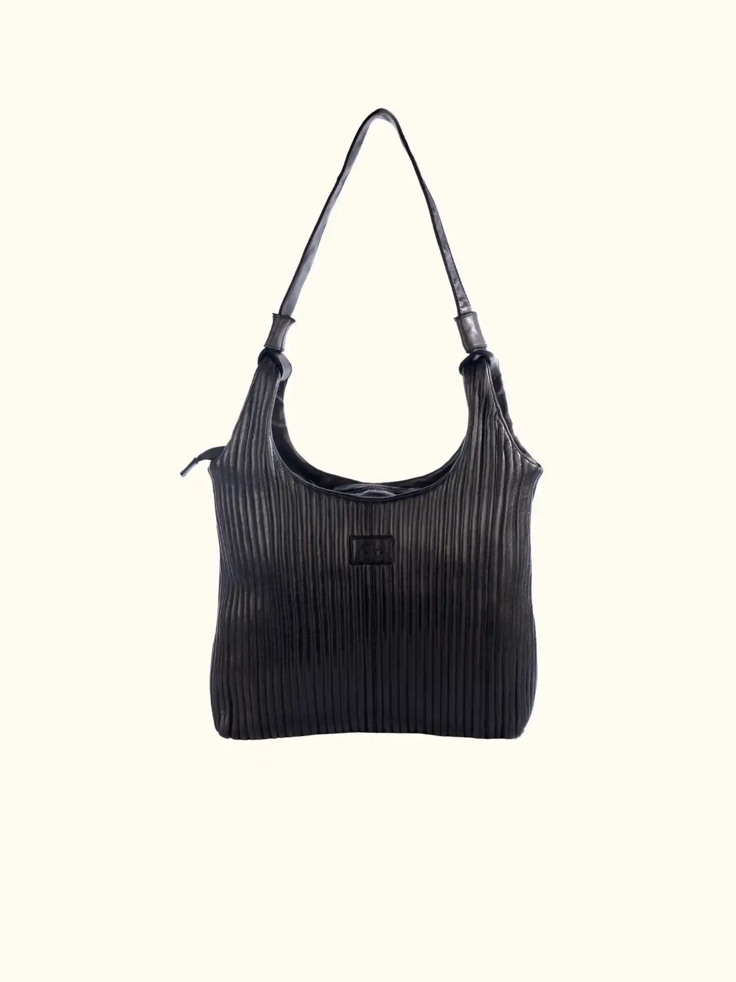 Camilla Washed Leather Shoulder Bag