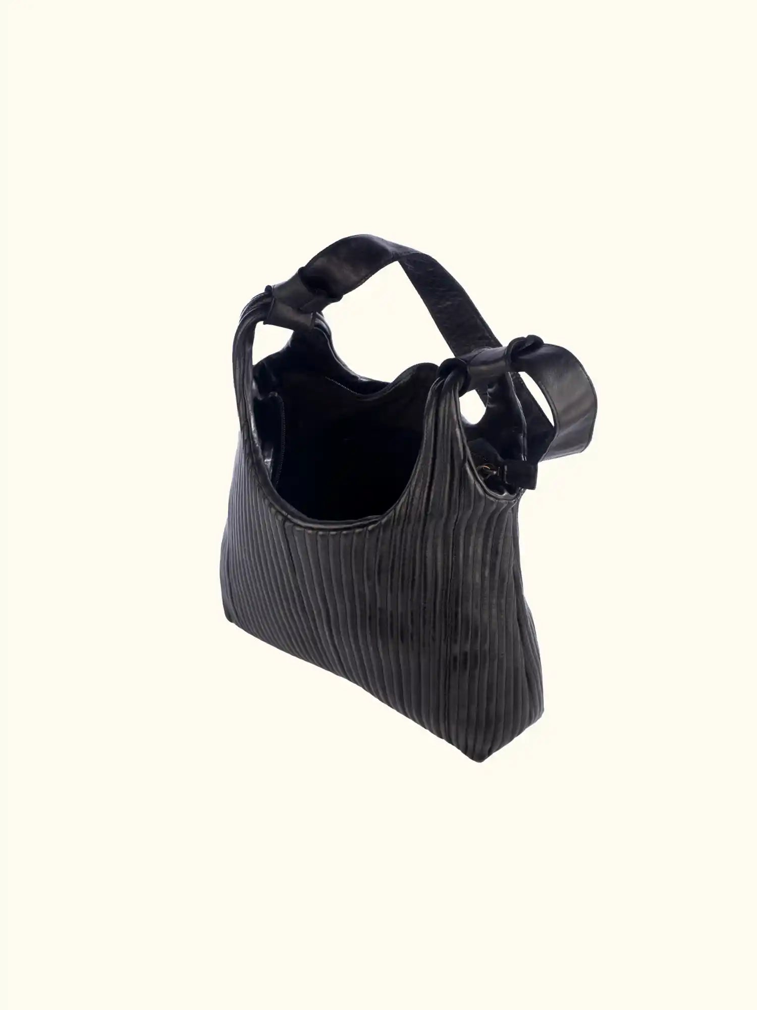 Camilla Washed Leather Shoulder Bag