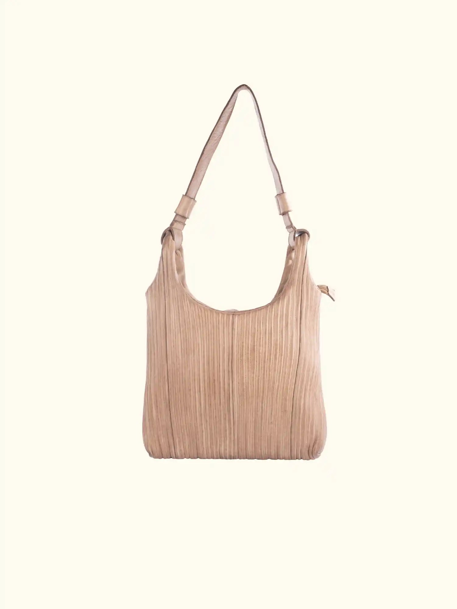 Camilla Washed Leather Shoulder Bag