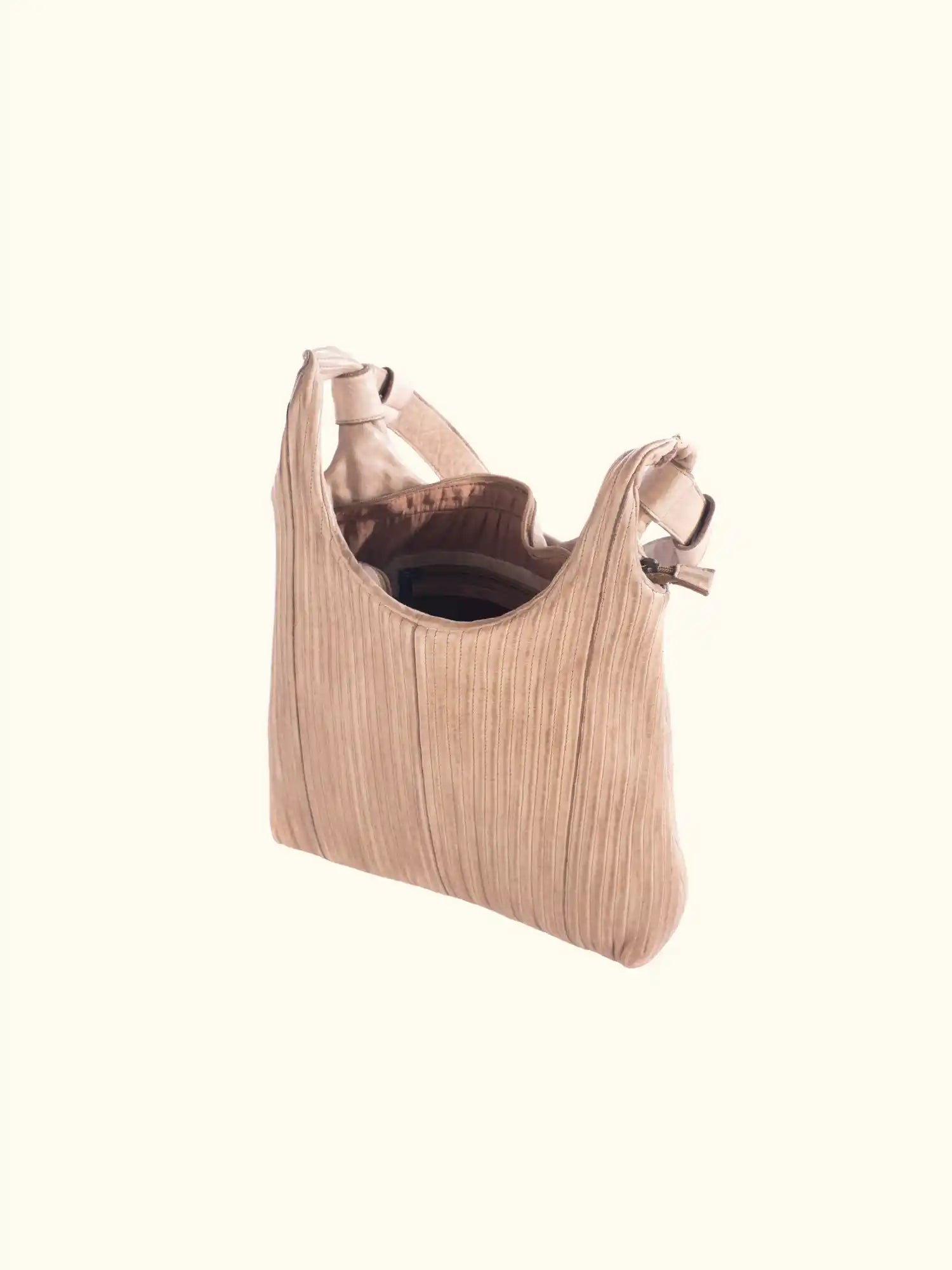 Camilla Washed Leather Shoulder Bag