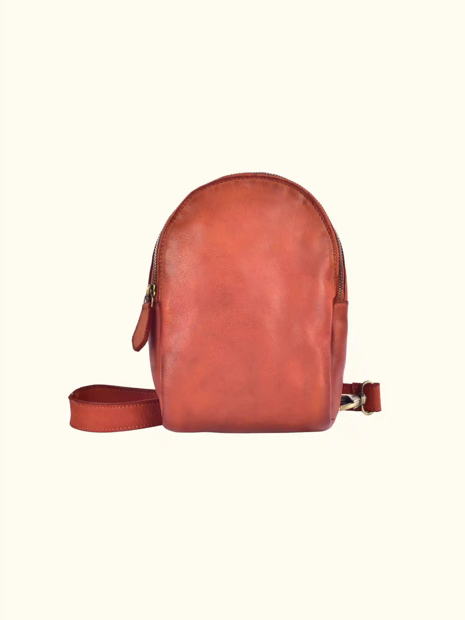 Vittoria Washed Leather Side Bag