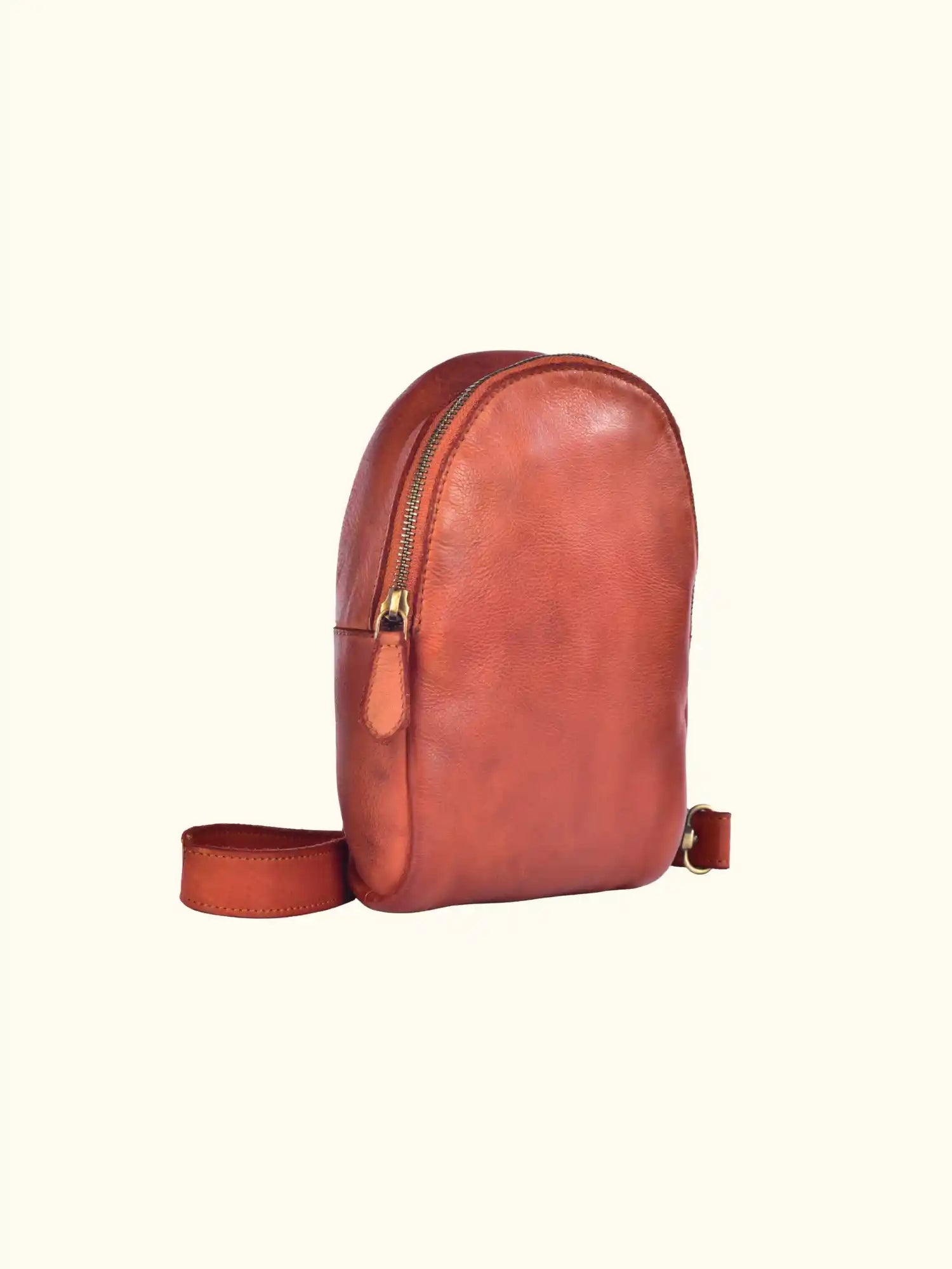 Vittoria Washed Leather Side Bag