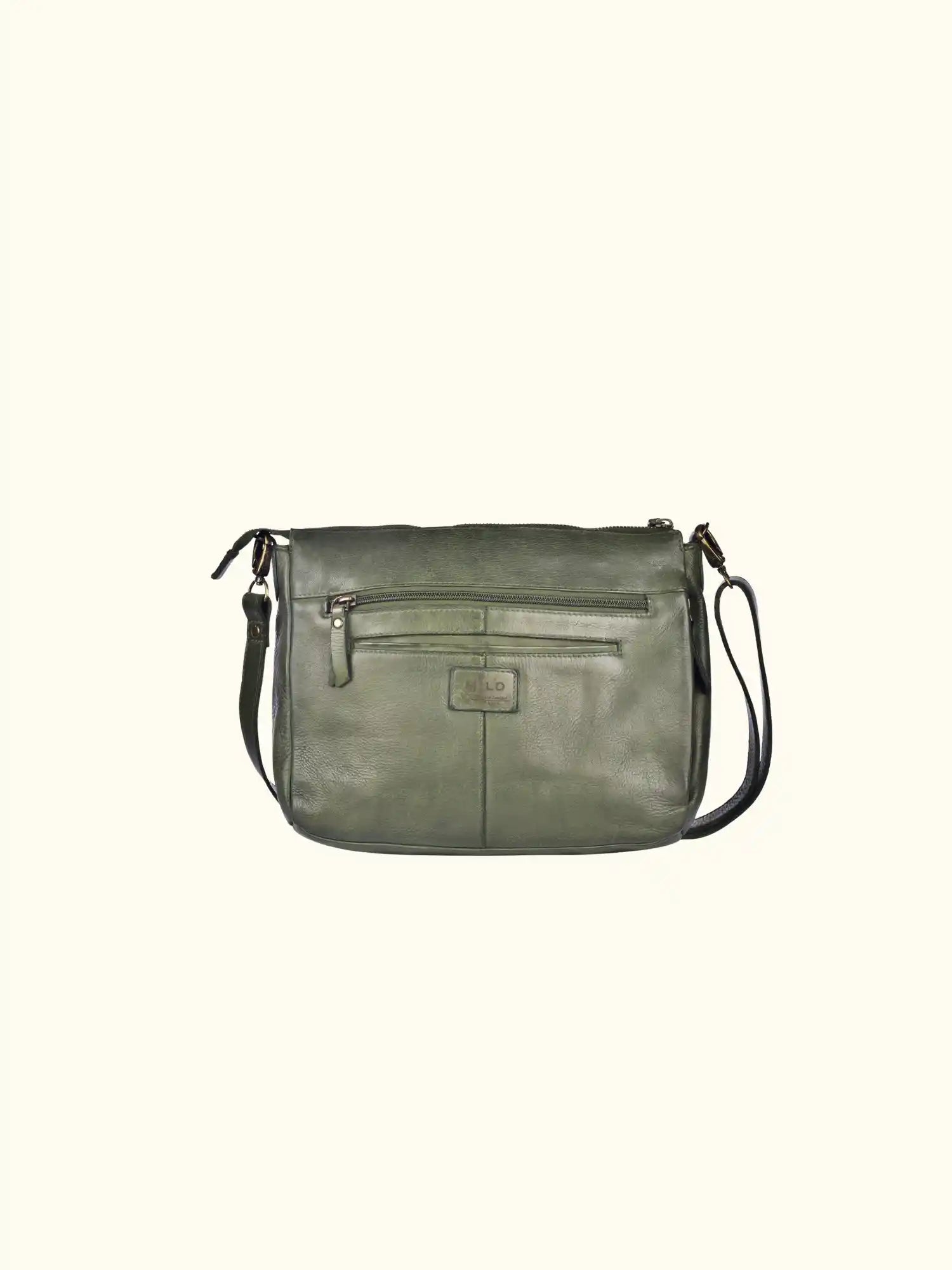 Emma Leather Crossbody with Woven Detail