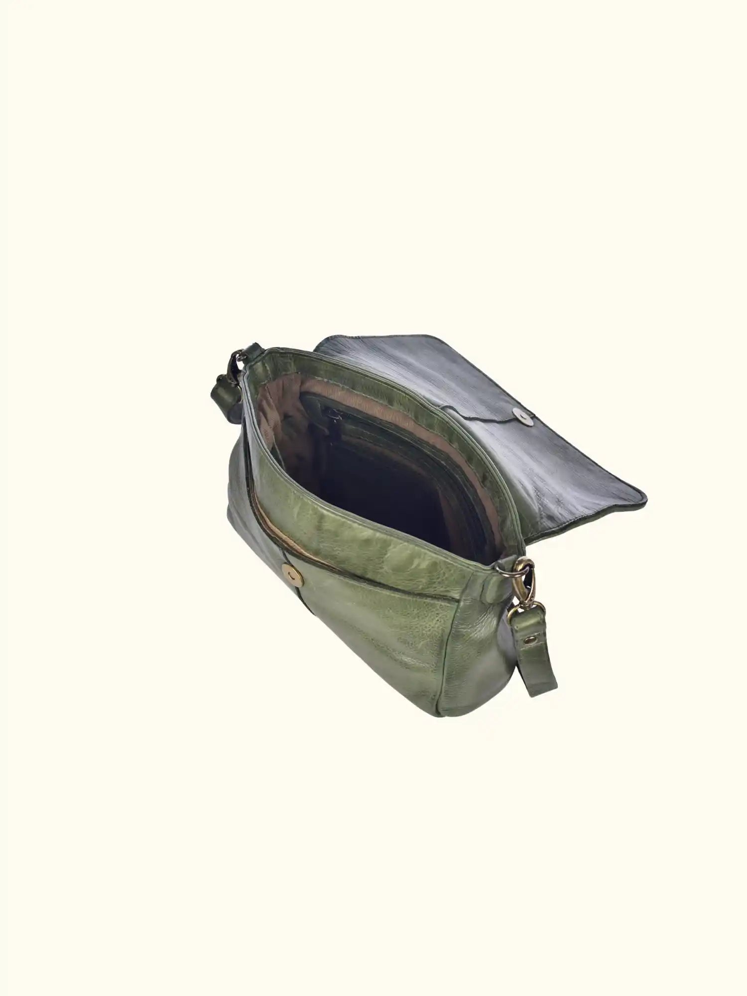 Emma Leather Crossbody with Woven Detail