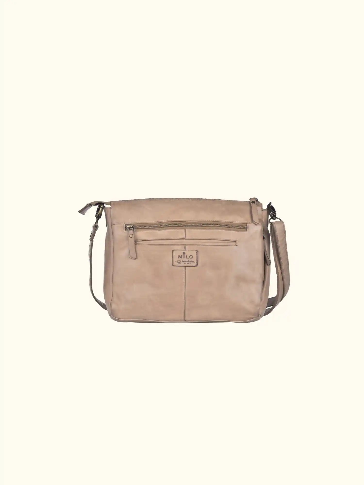 Emma Leather Crossbody with Woven Detail