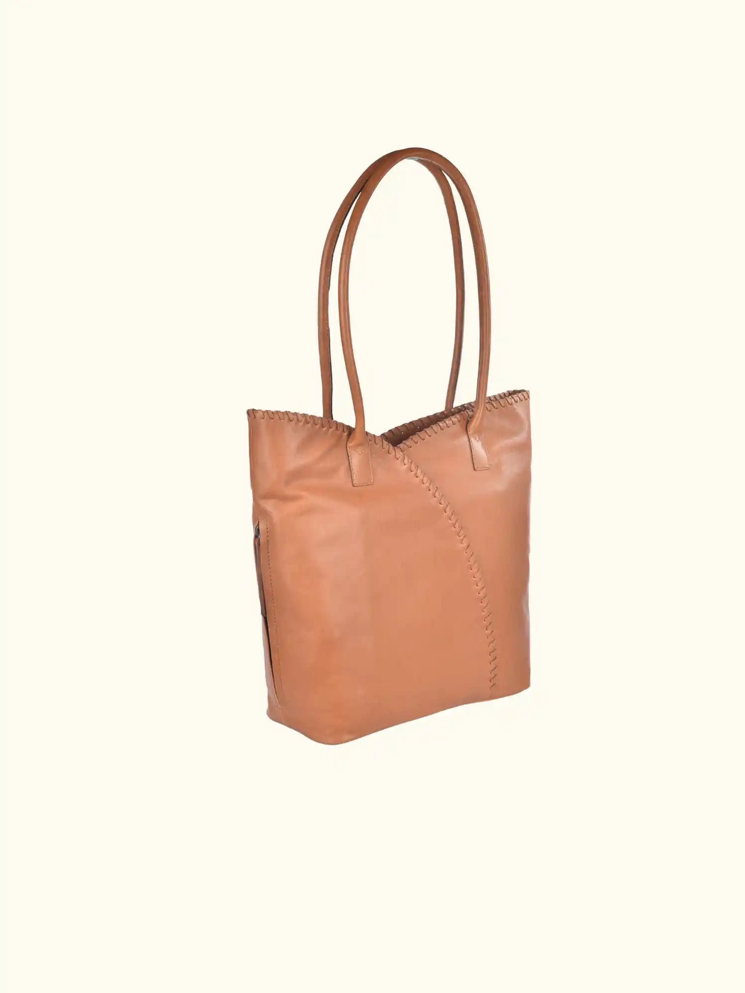 Bellssima Washed Leather Tote