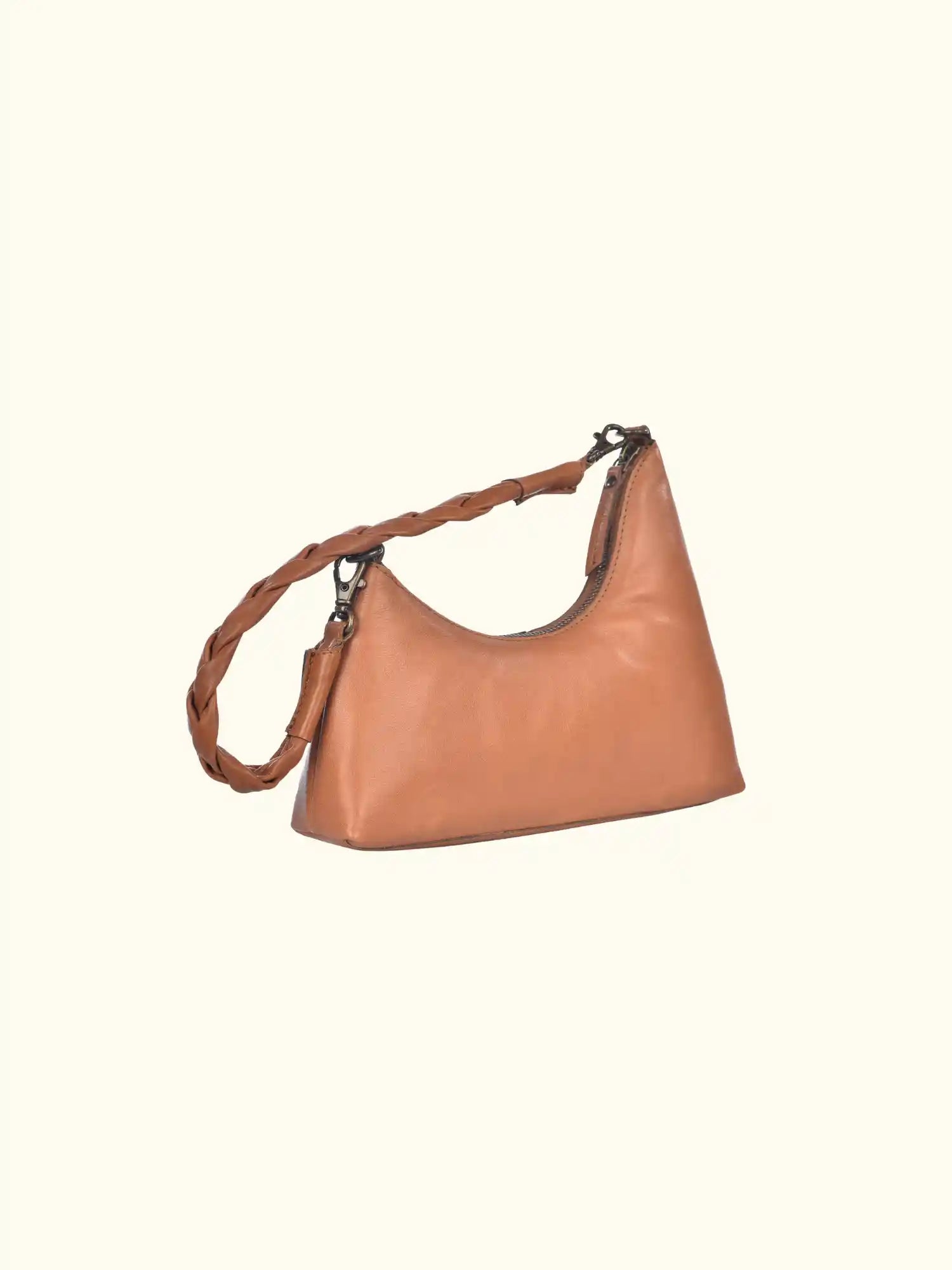 Velutto Washed Leather Shoulder Bag