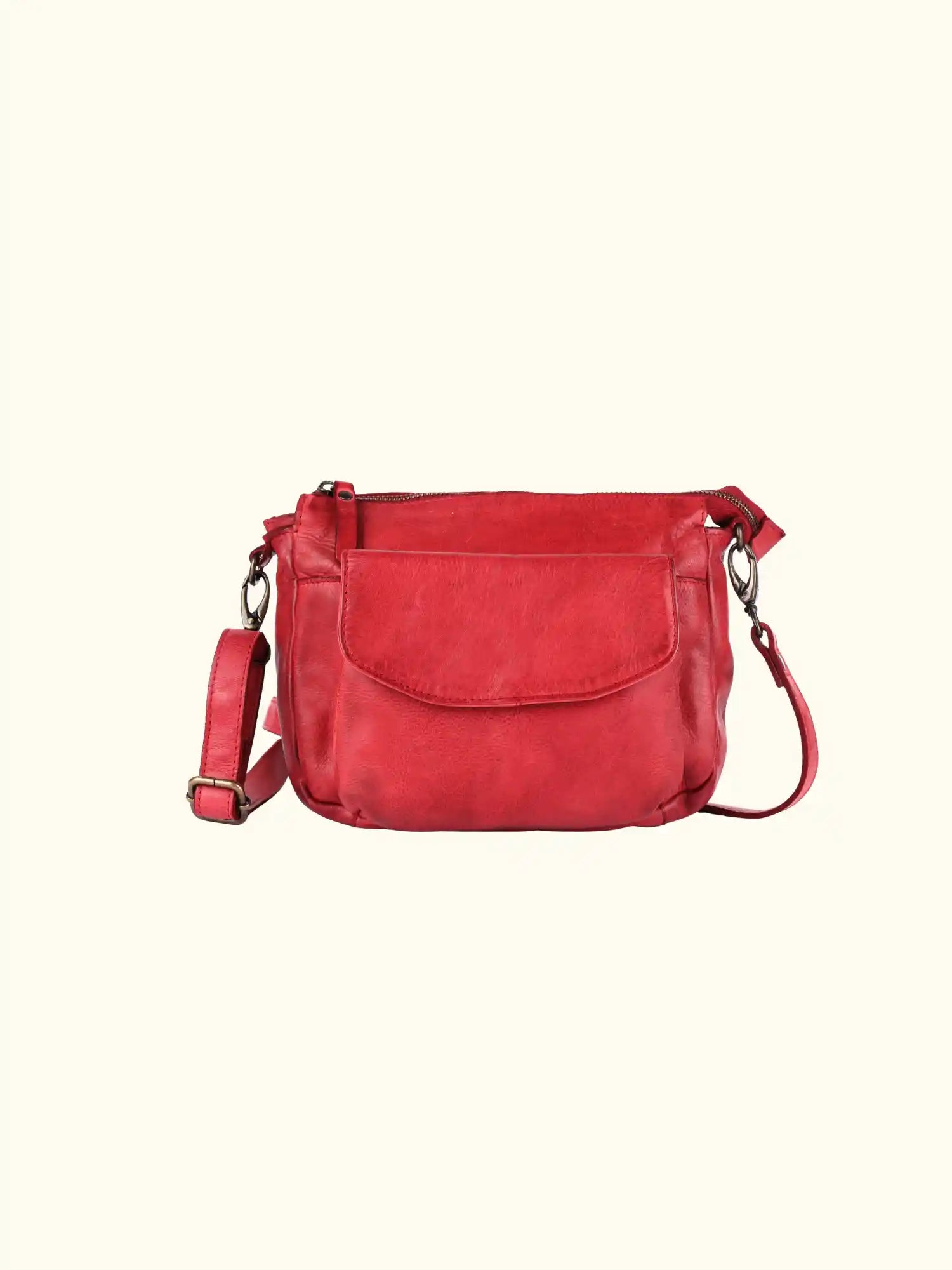 Dolcezza Washed Leather Crossbody