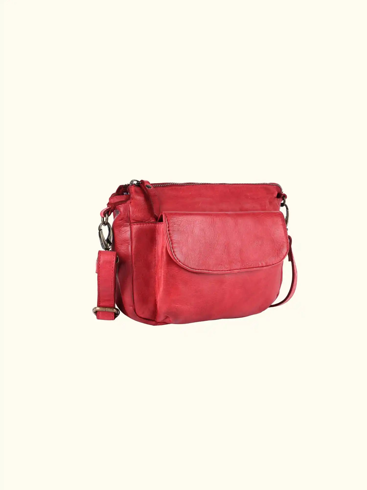 Dolcezza Washed Leather Crossbody
