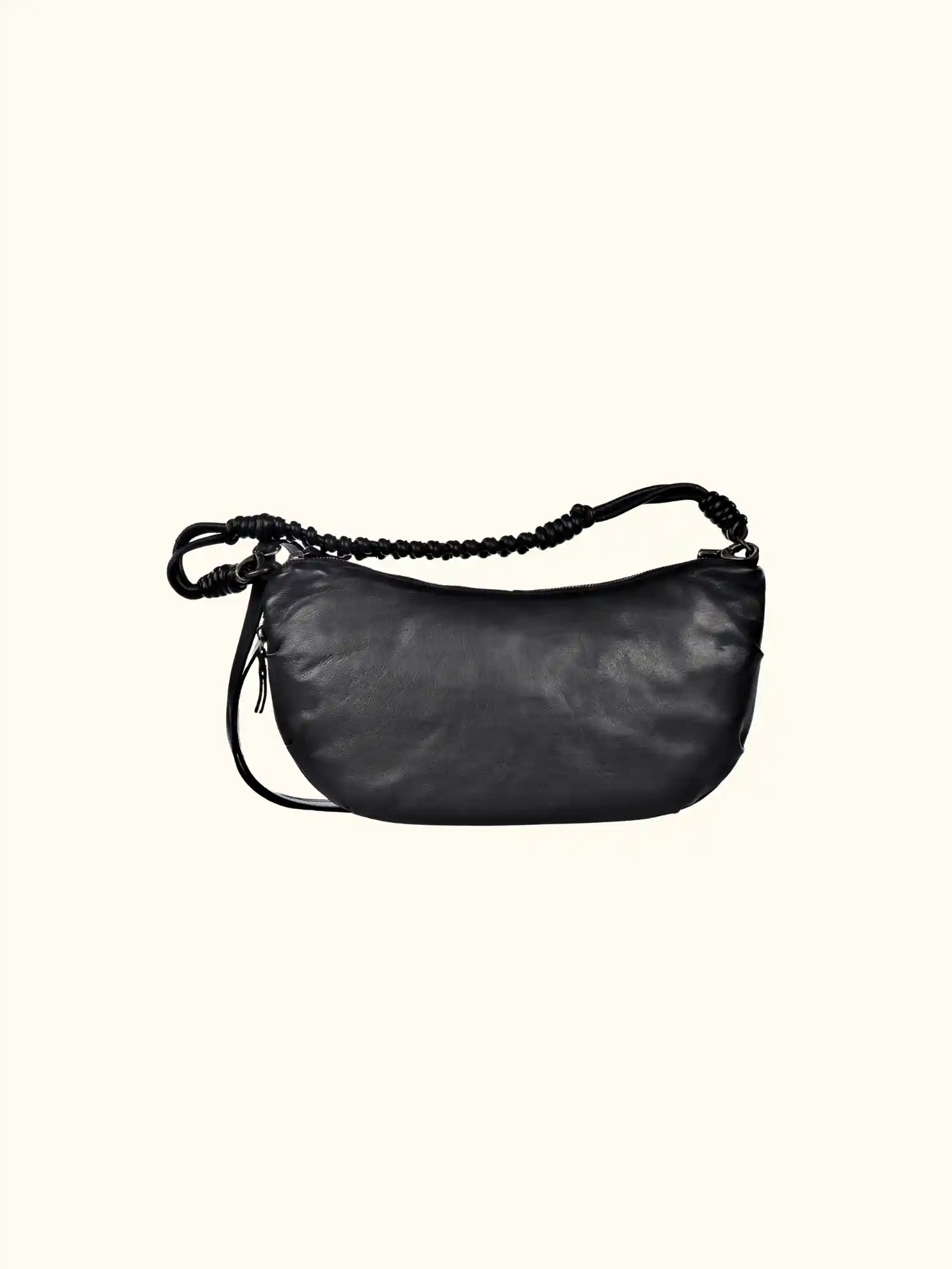 Luce Washed Leather Hobo Bag