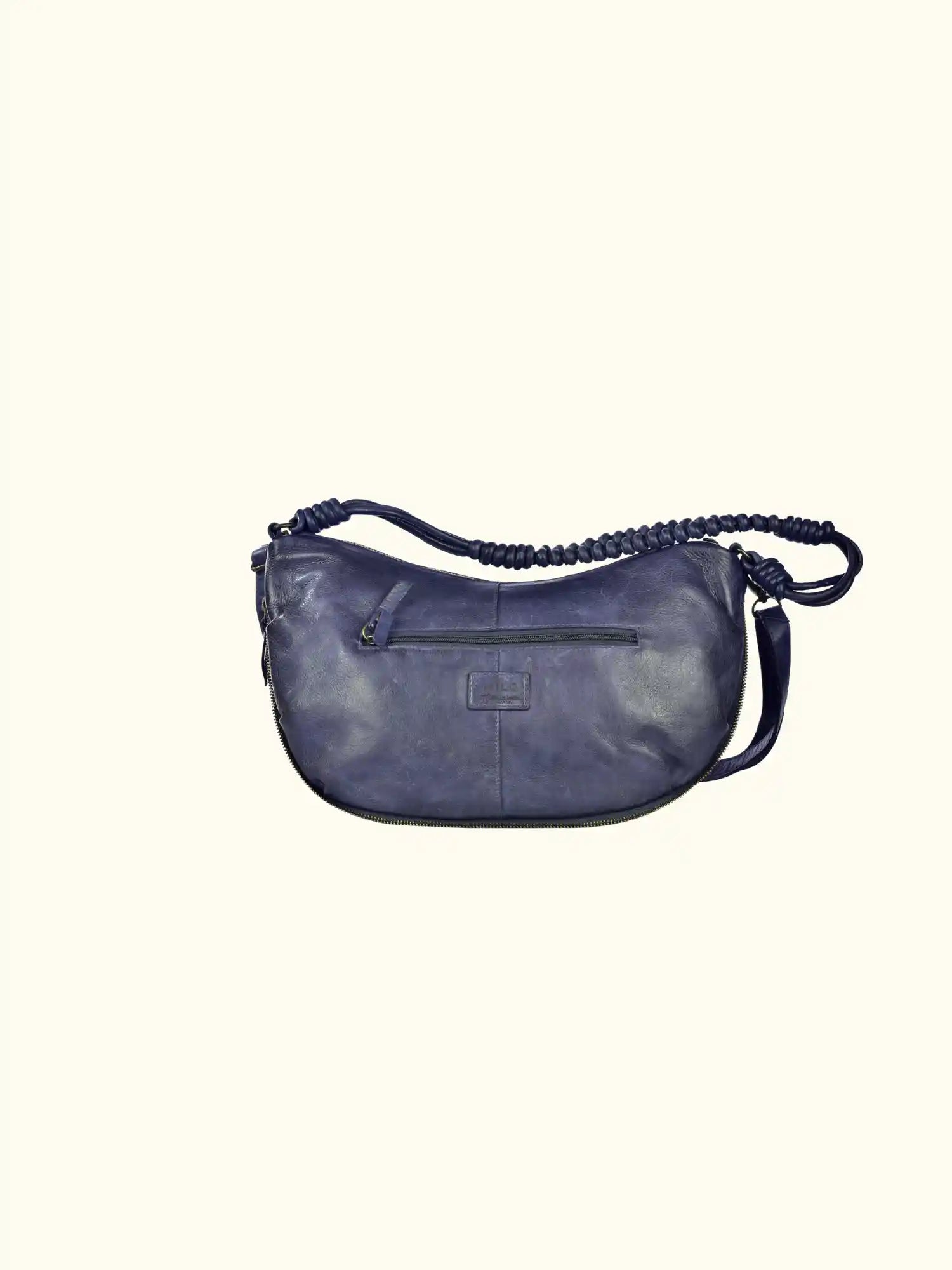 Luce Washed Leather Hobo Bag