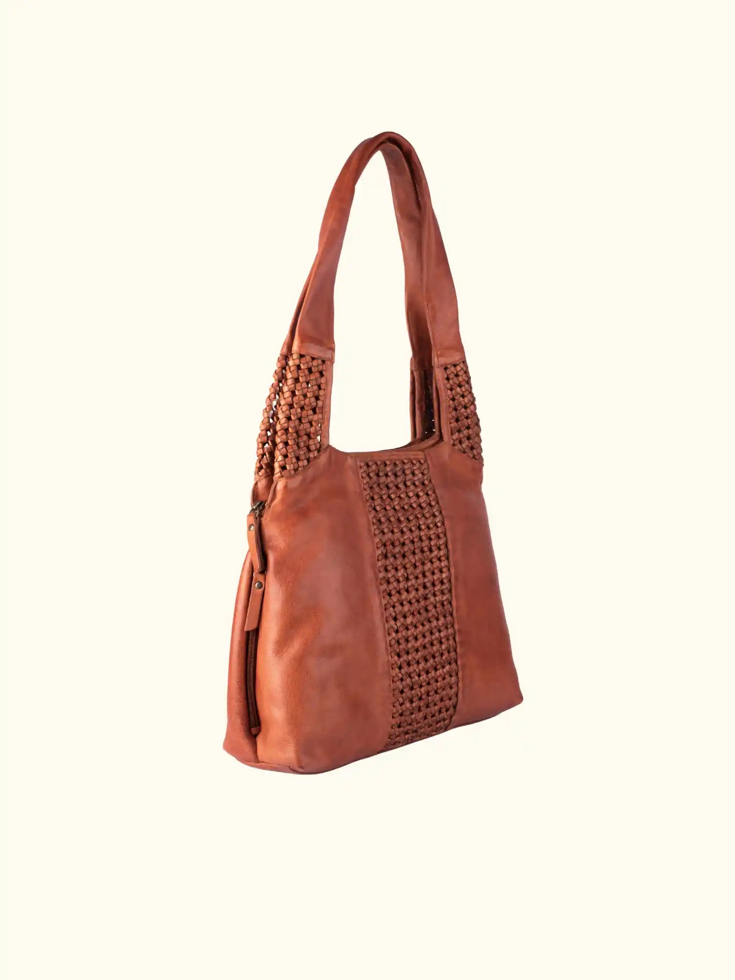 Adela - Washed Leather Tote Bag