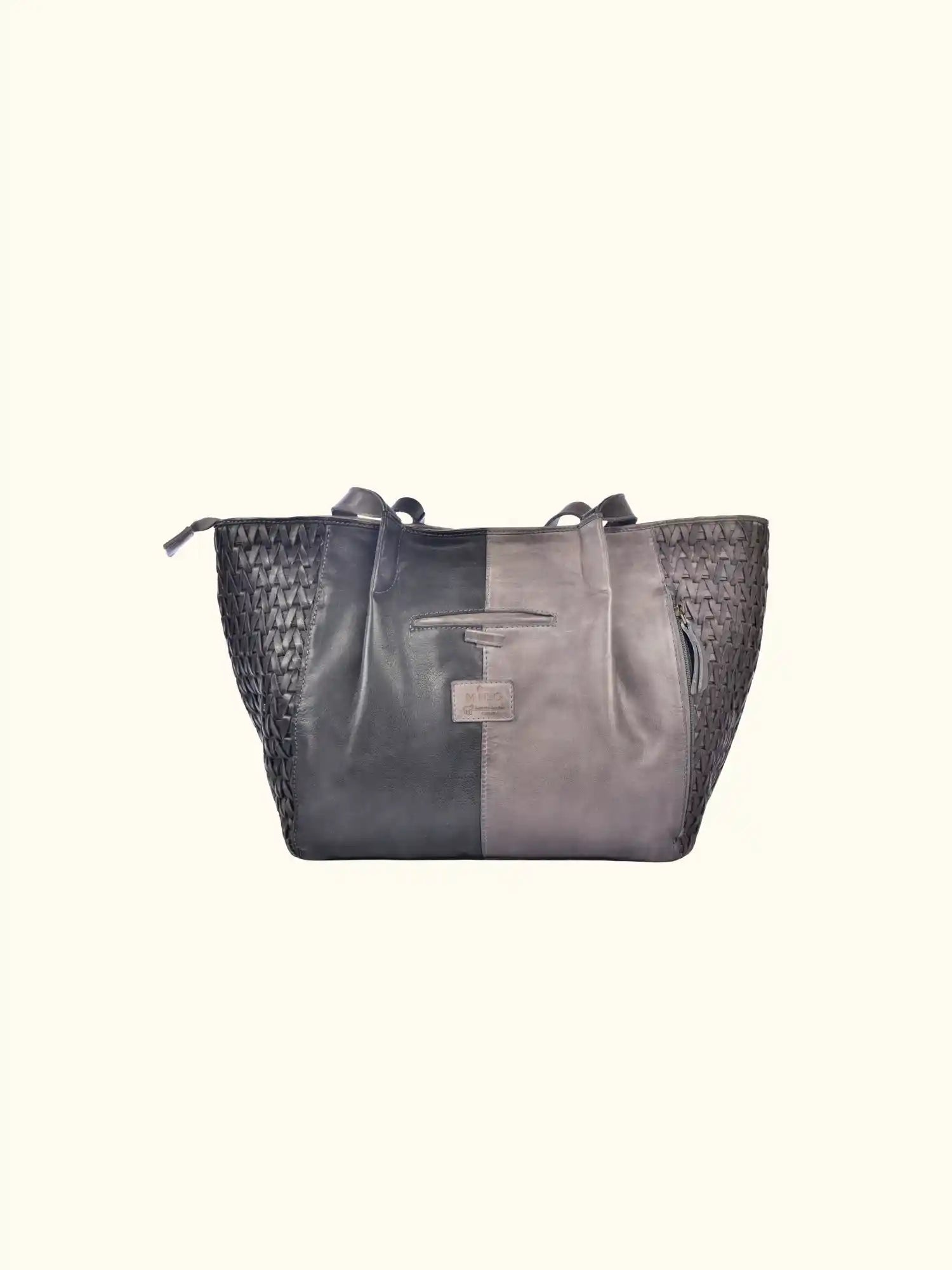 Danielle - Washed Leather Shoulder Bag
