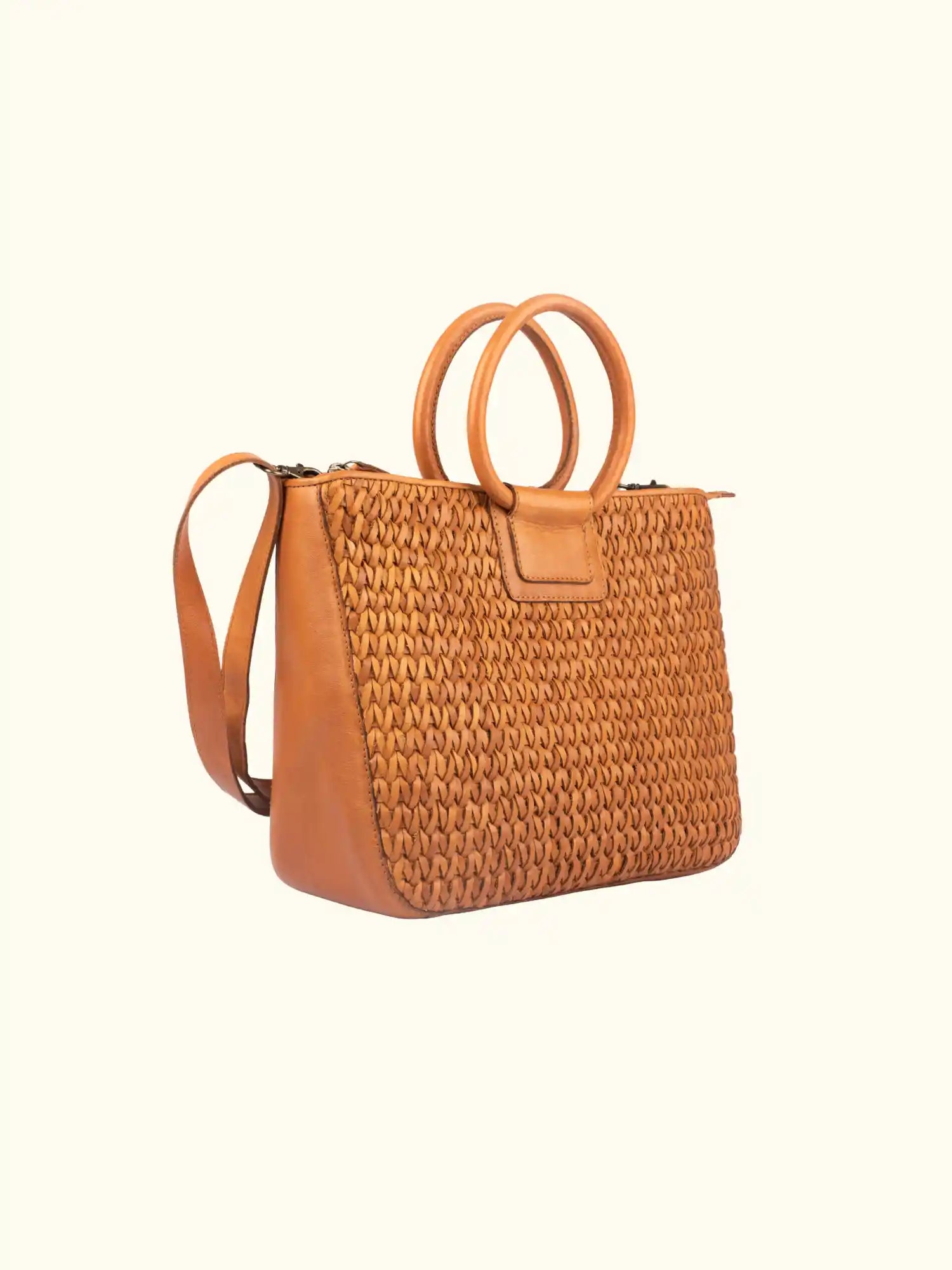 Amelia - Washed Leather Handbag for Women