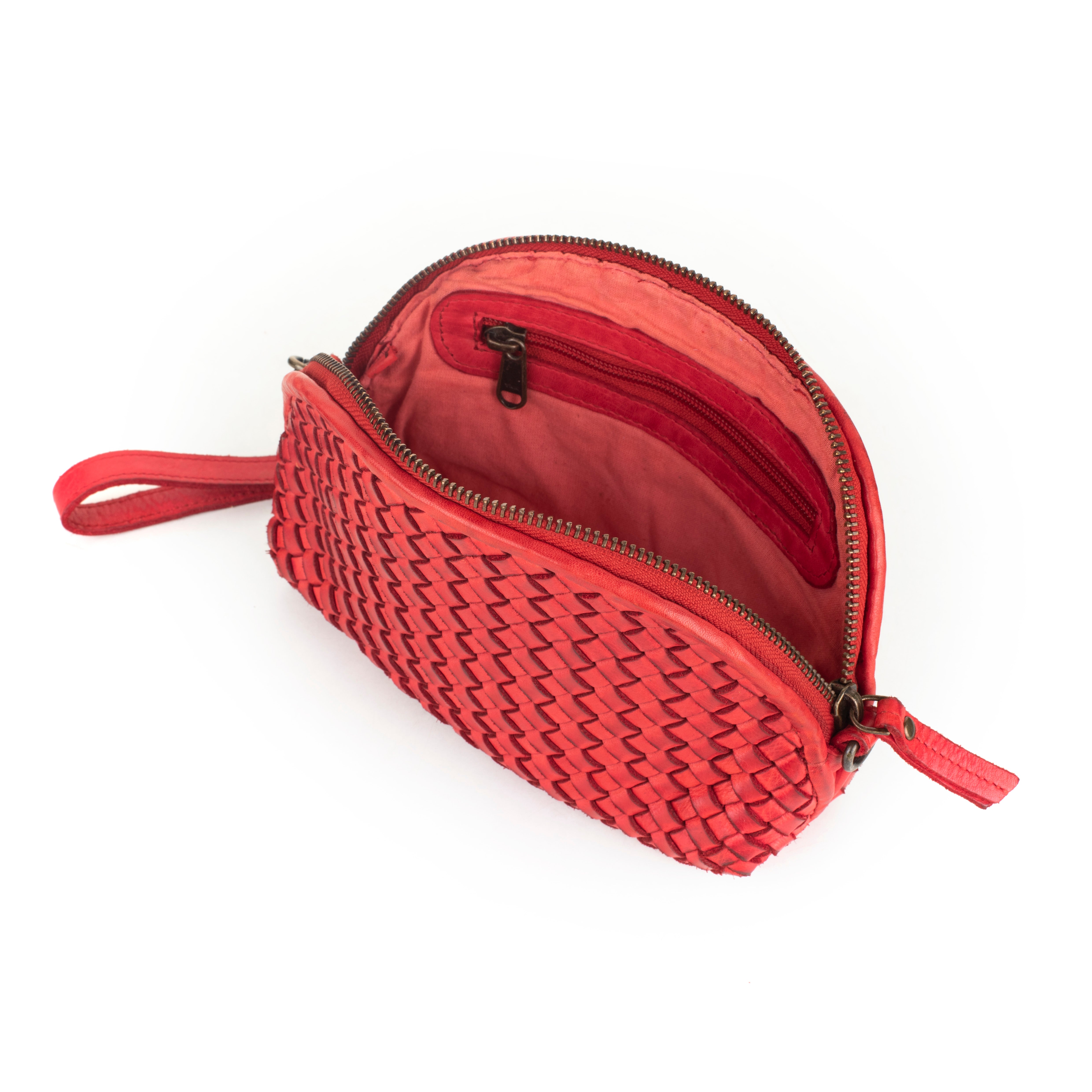 Elodie Cosmetic Pouch - Washed Leather