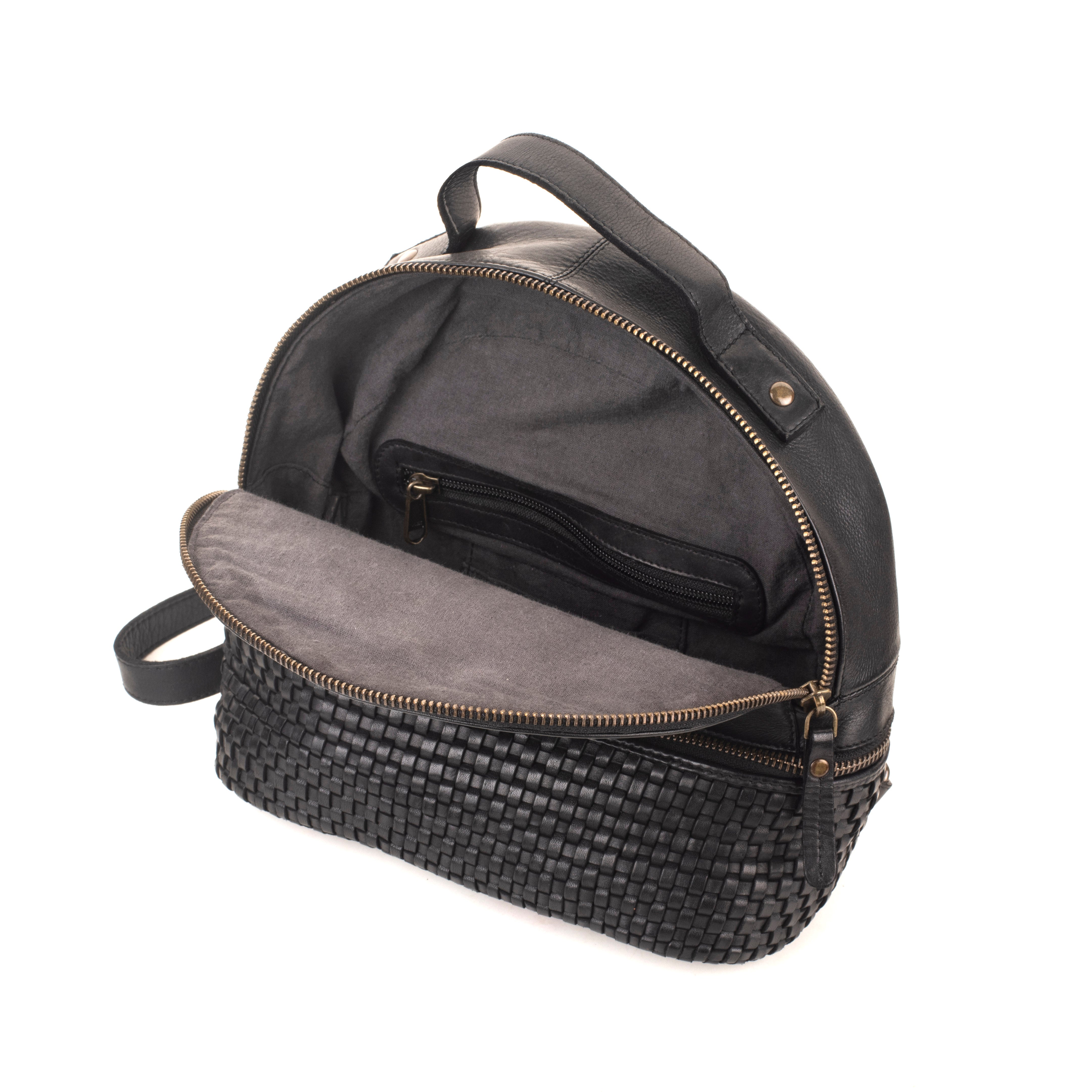 Ines Washed Leather Backpack