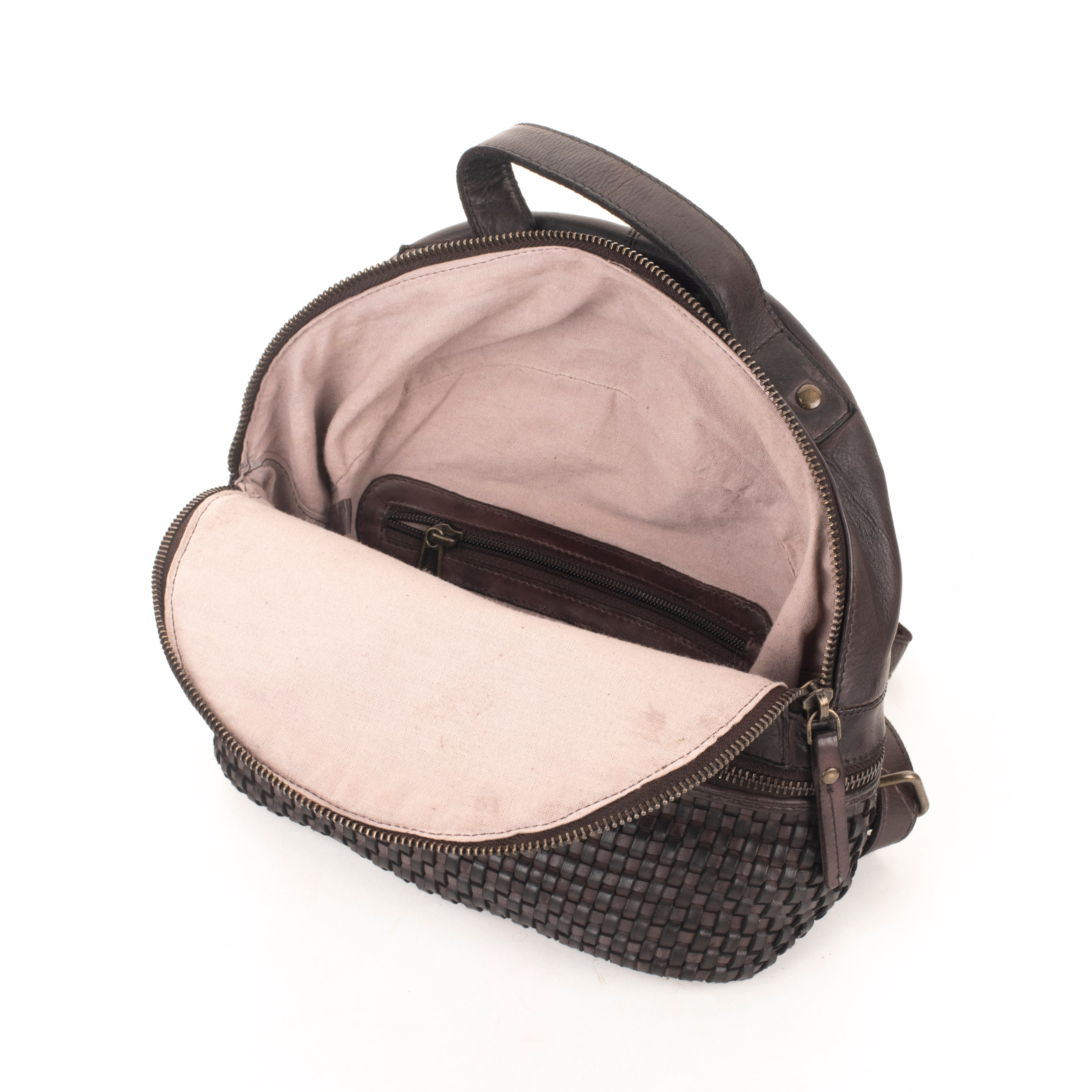 Ines Washed Leather Backpack