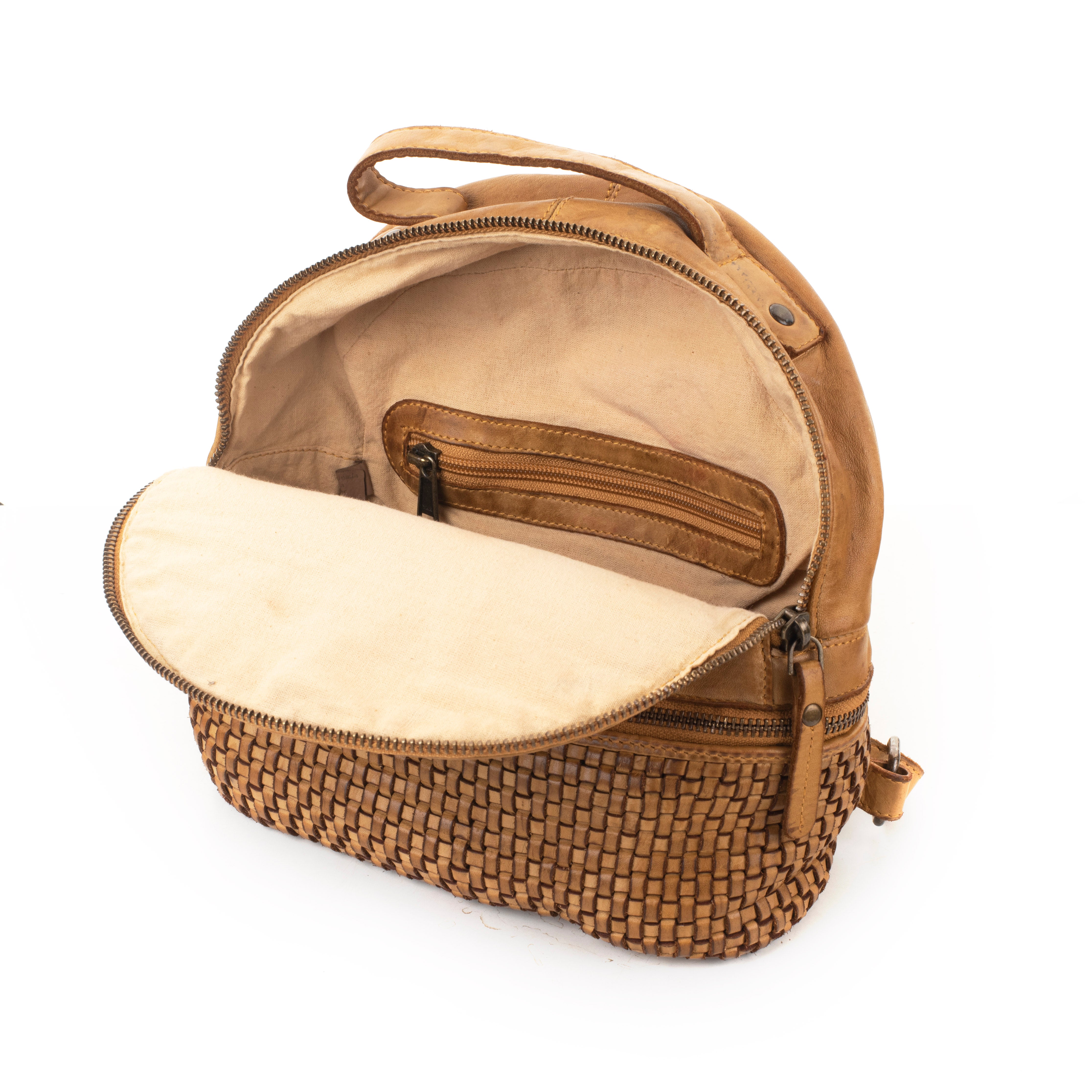 Ines Washed Leather Backpack