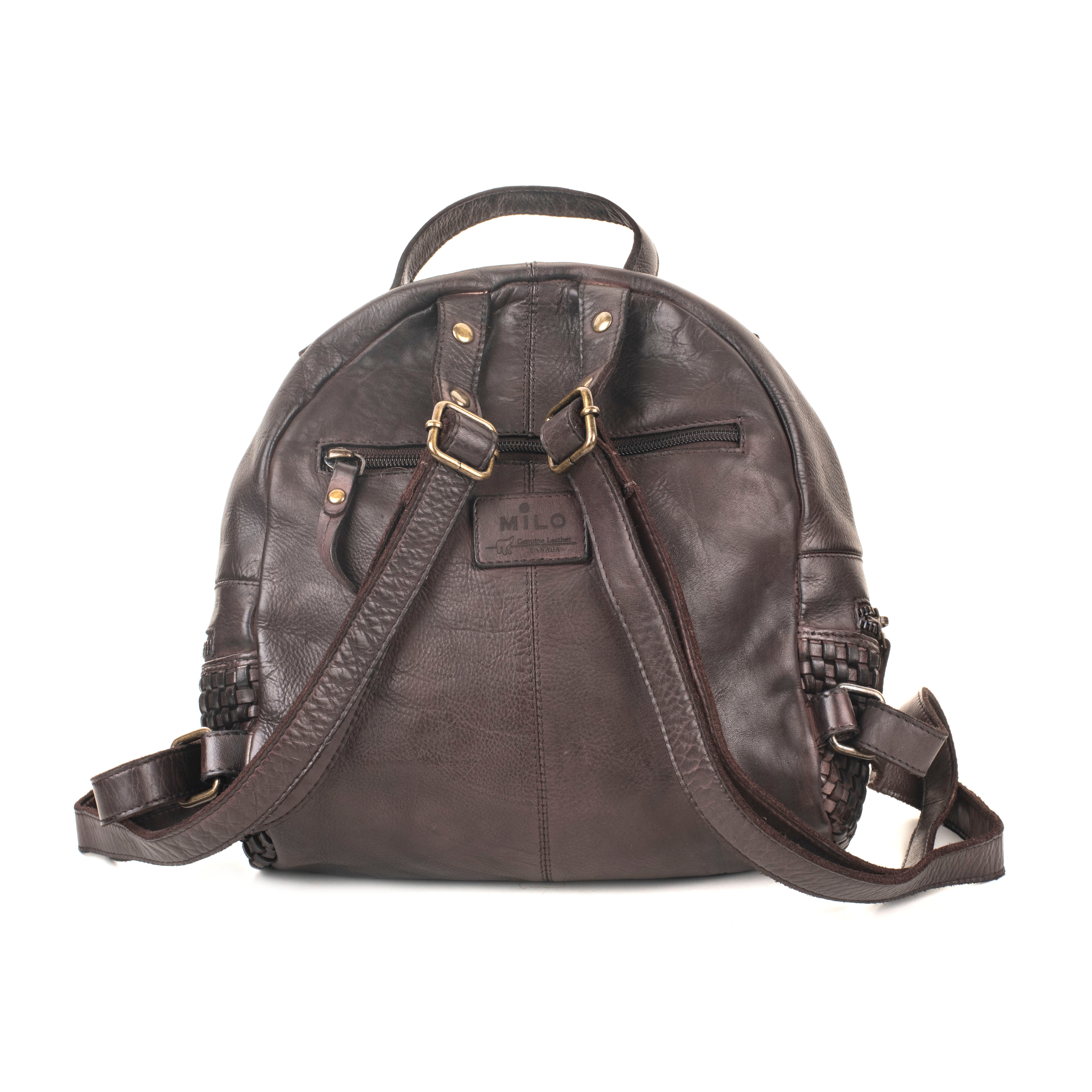 Ines Washed Leather Backpack