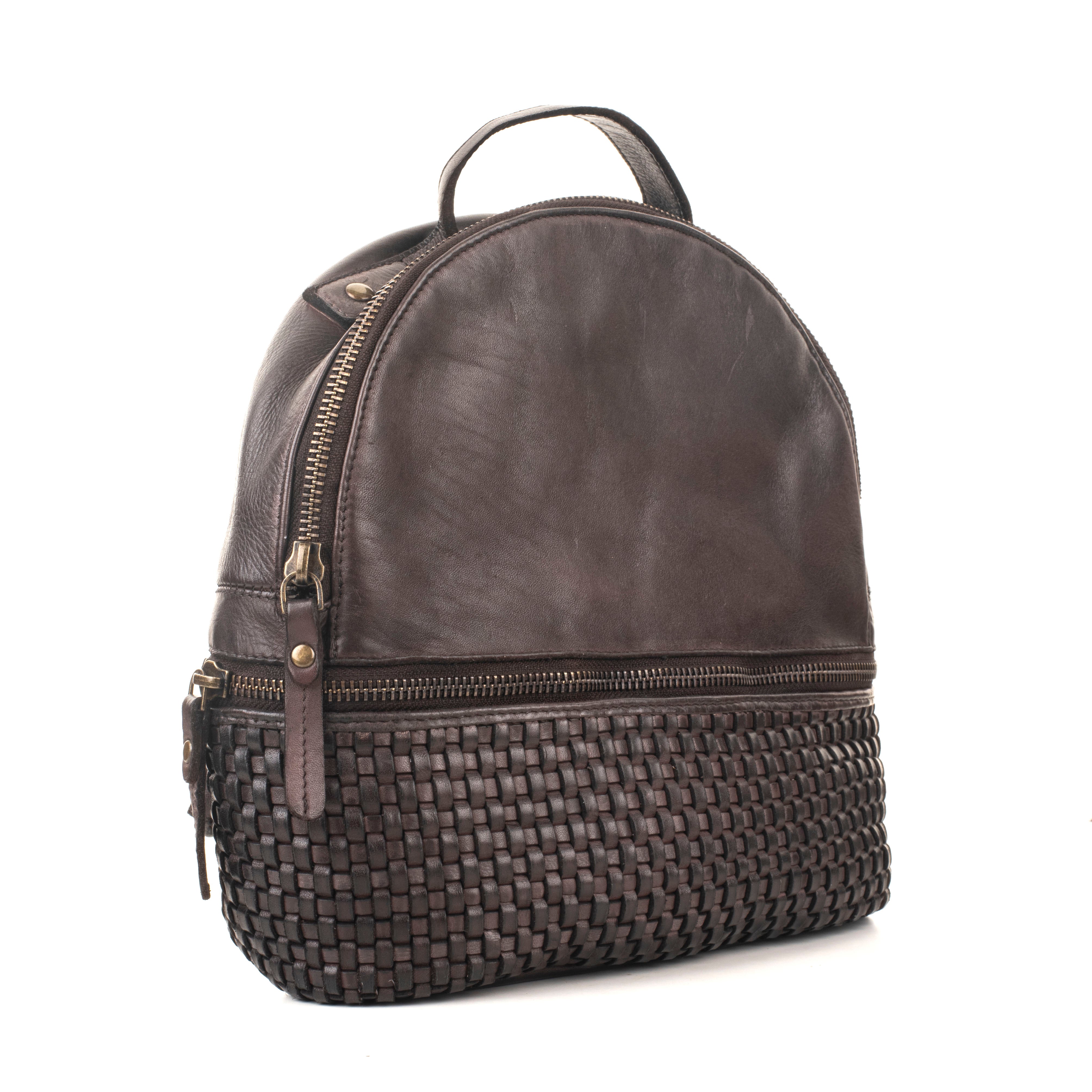 Ines Washed Leather Backpack