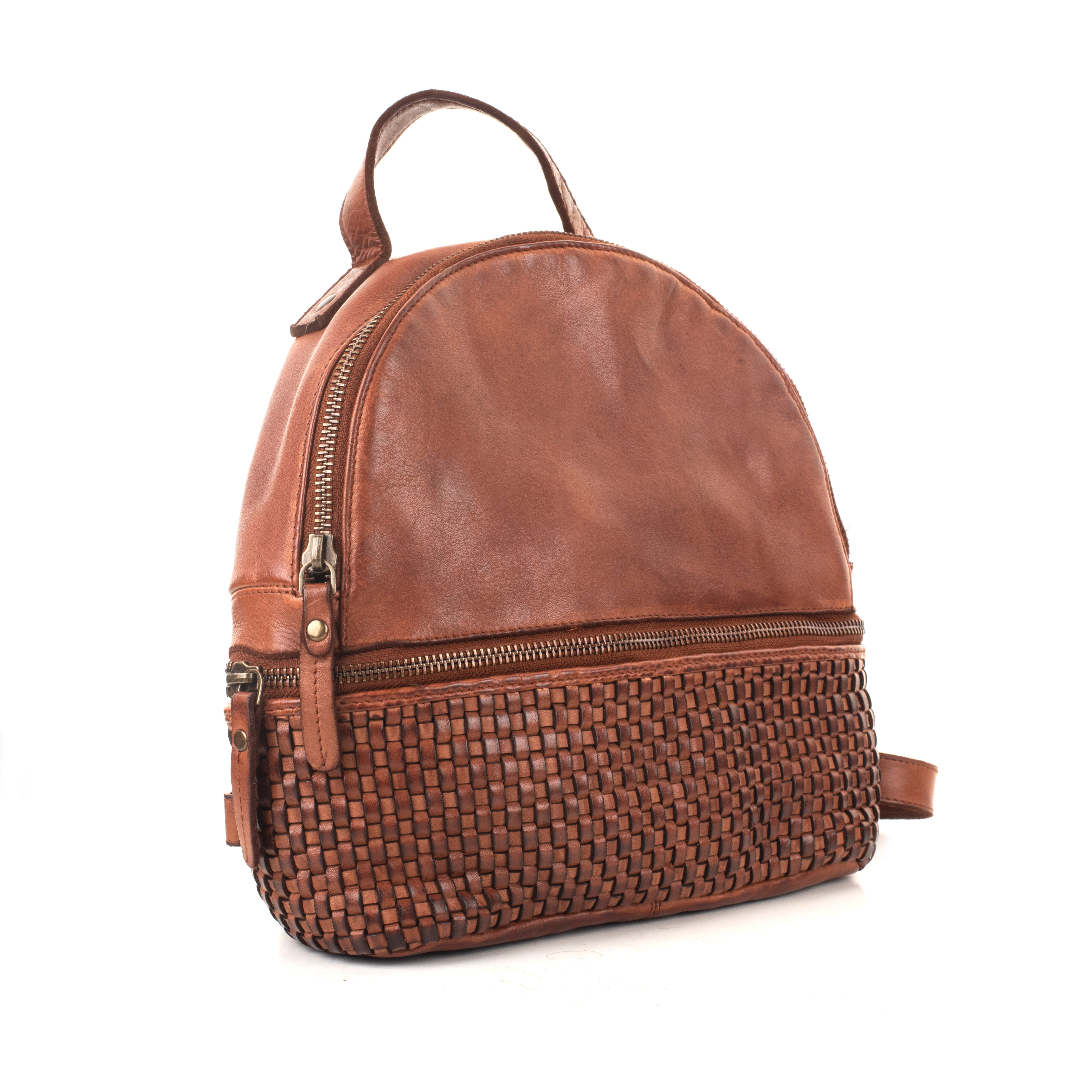 Ines Washed Leather Backpack