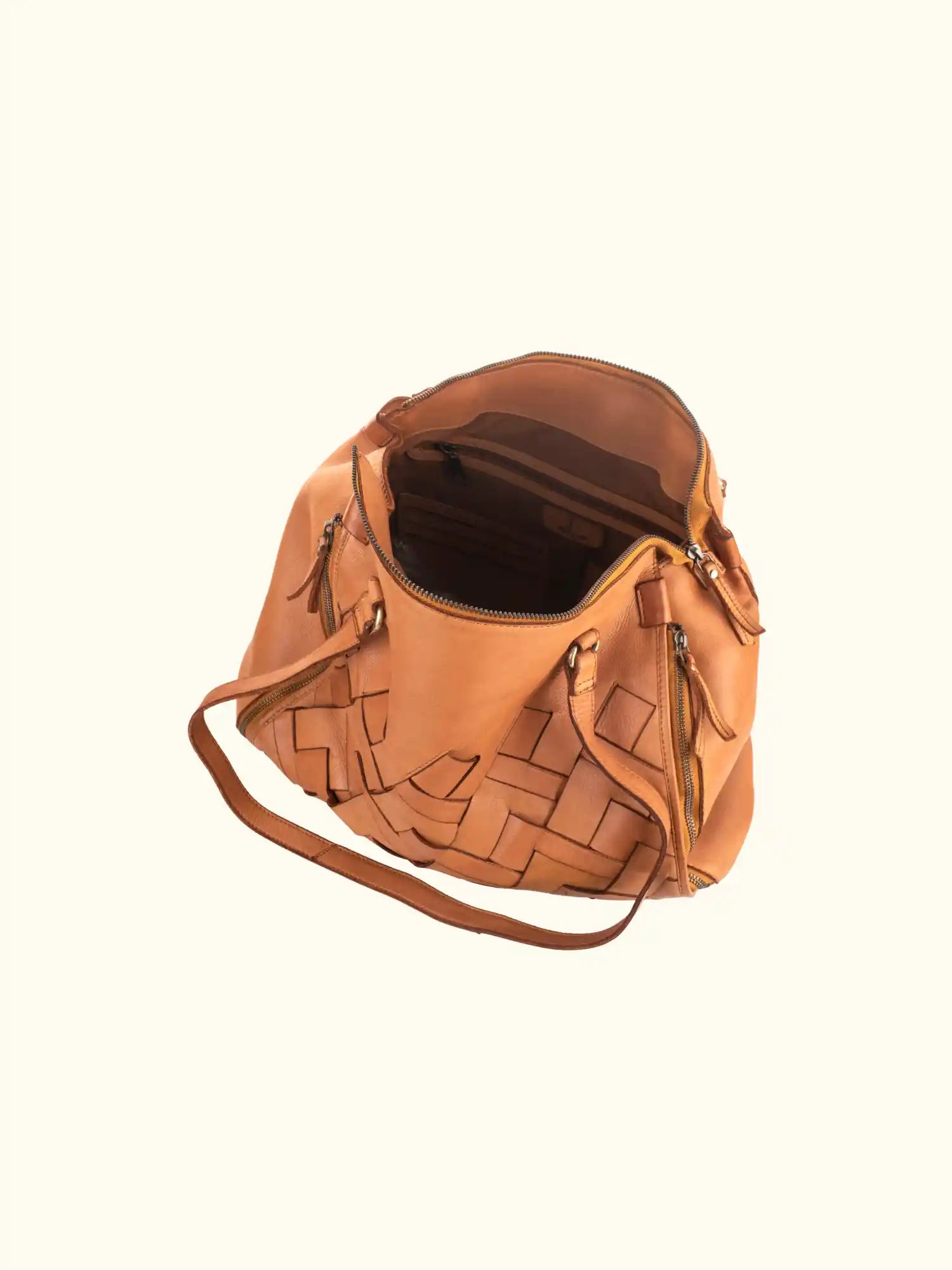 Adil Washed Leather Handbag