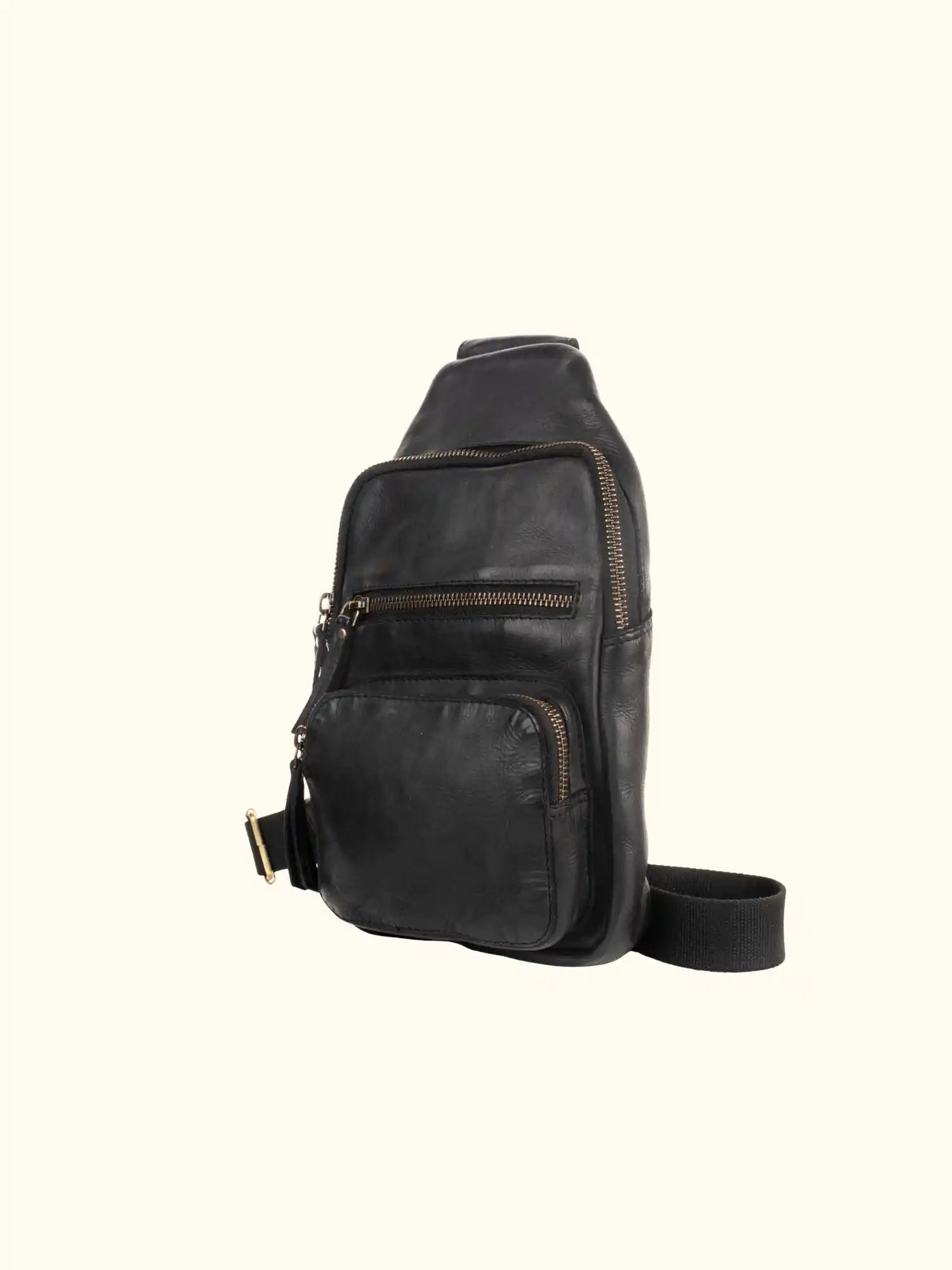 Martina Washed Leather Sling Backpack
