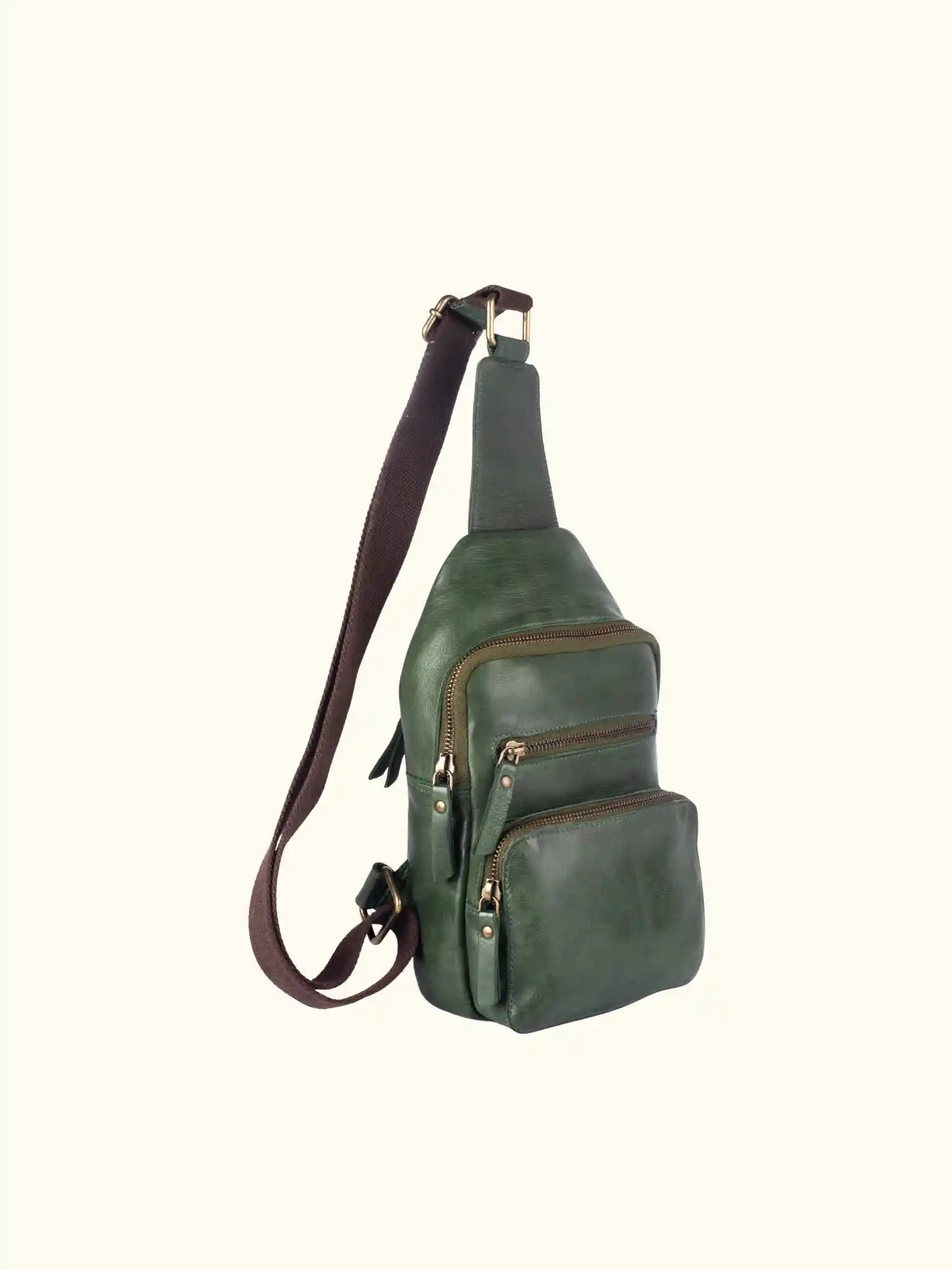 Martina Washed Leather Sling Backpack