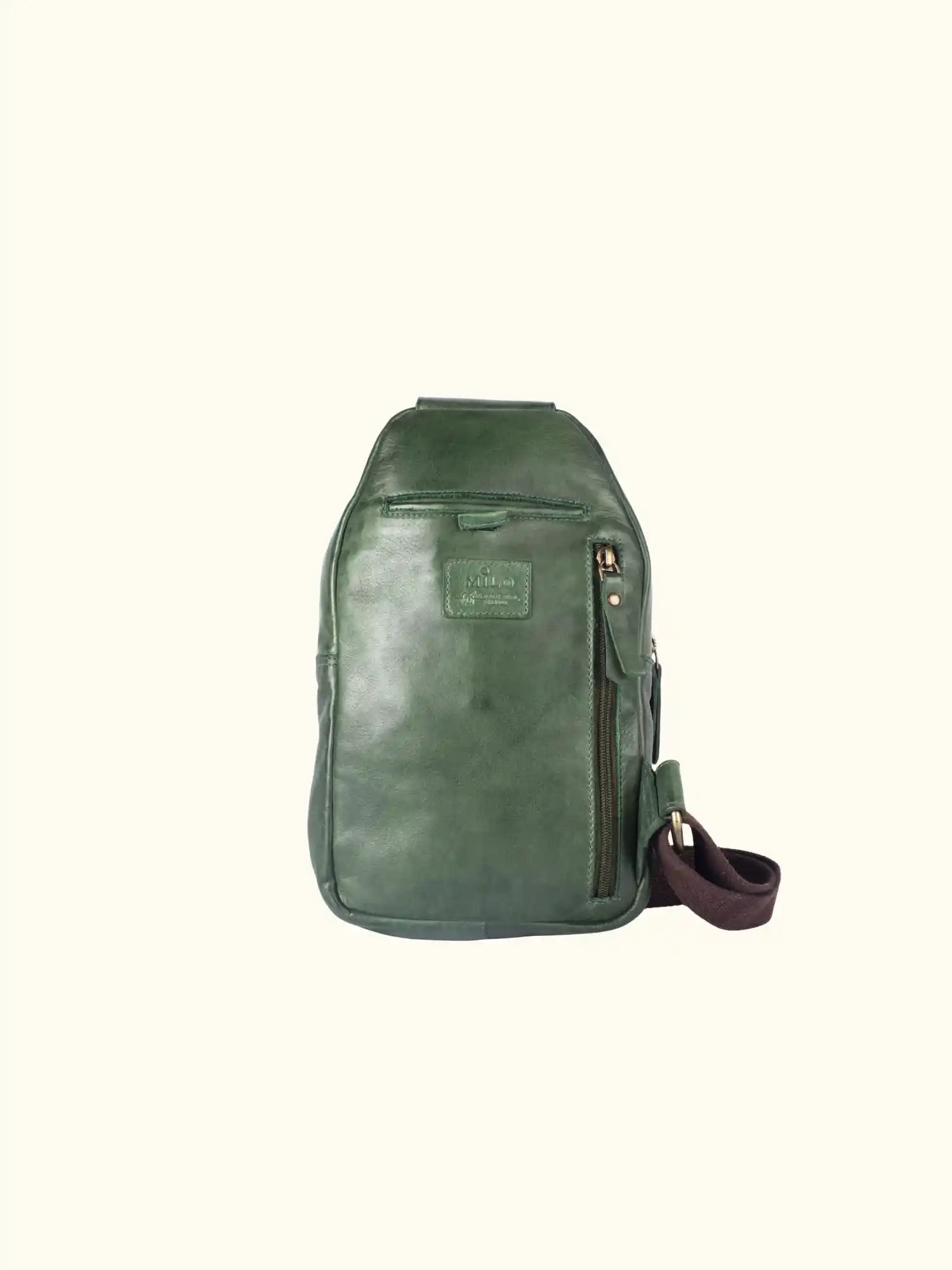 Martina Washed Leather Sling Backpack