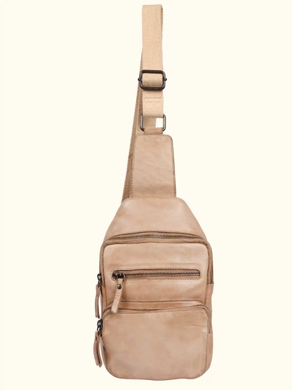 Martina Washed Leather Sling Backpack – Expressionsmilo