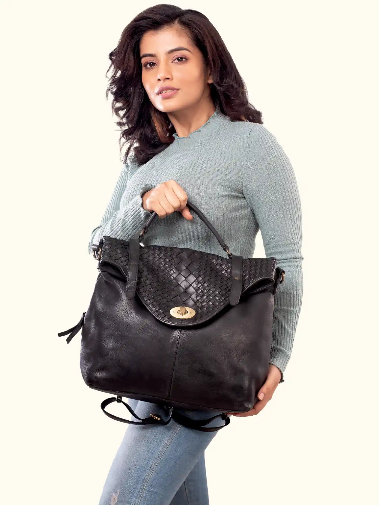 Nelson Washed Leather Backpack