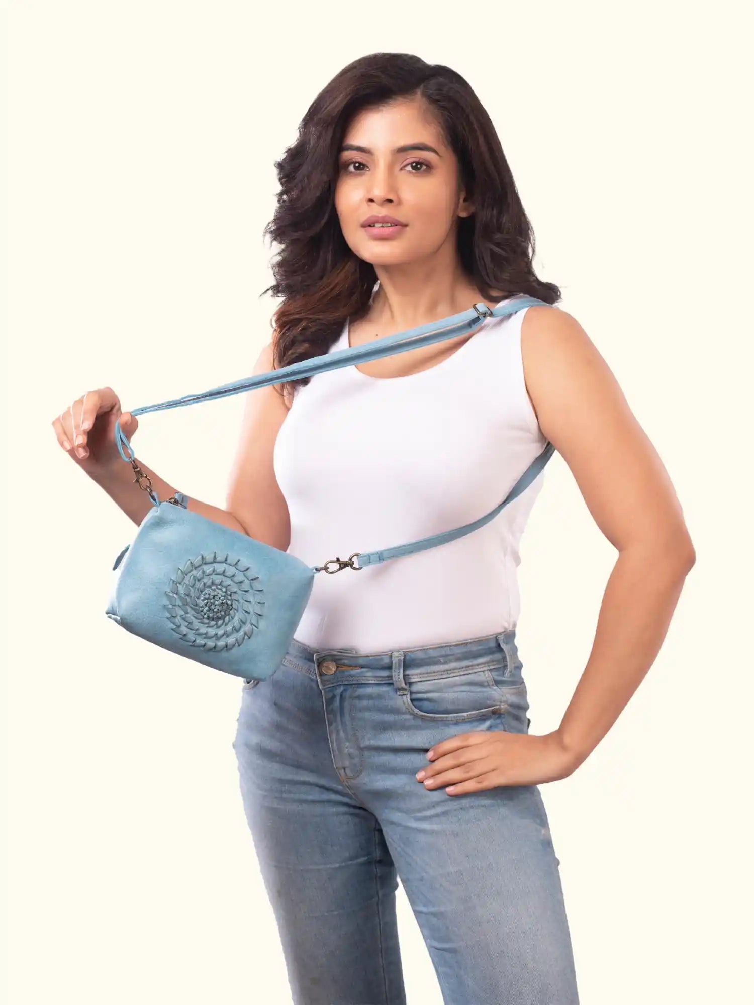 Destin Washed Leather Crossbody