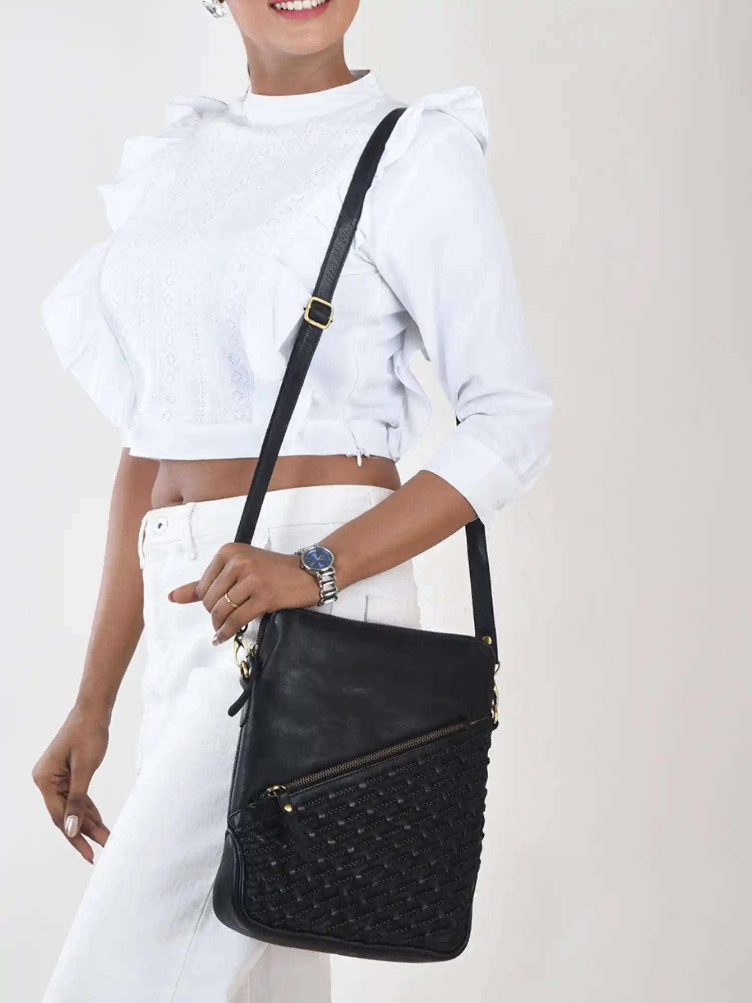 Bologna Washed Leather Handbag