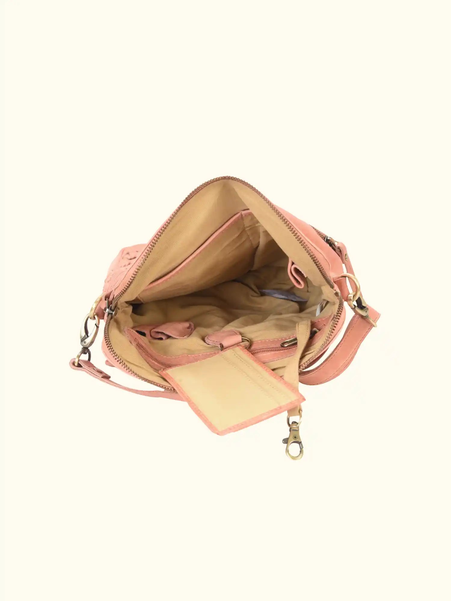 Bologna Washed Leather Handbag