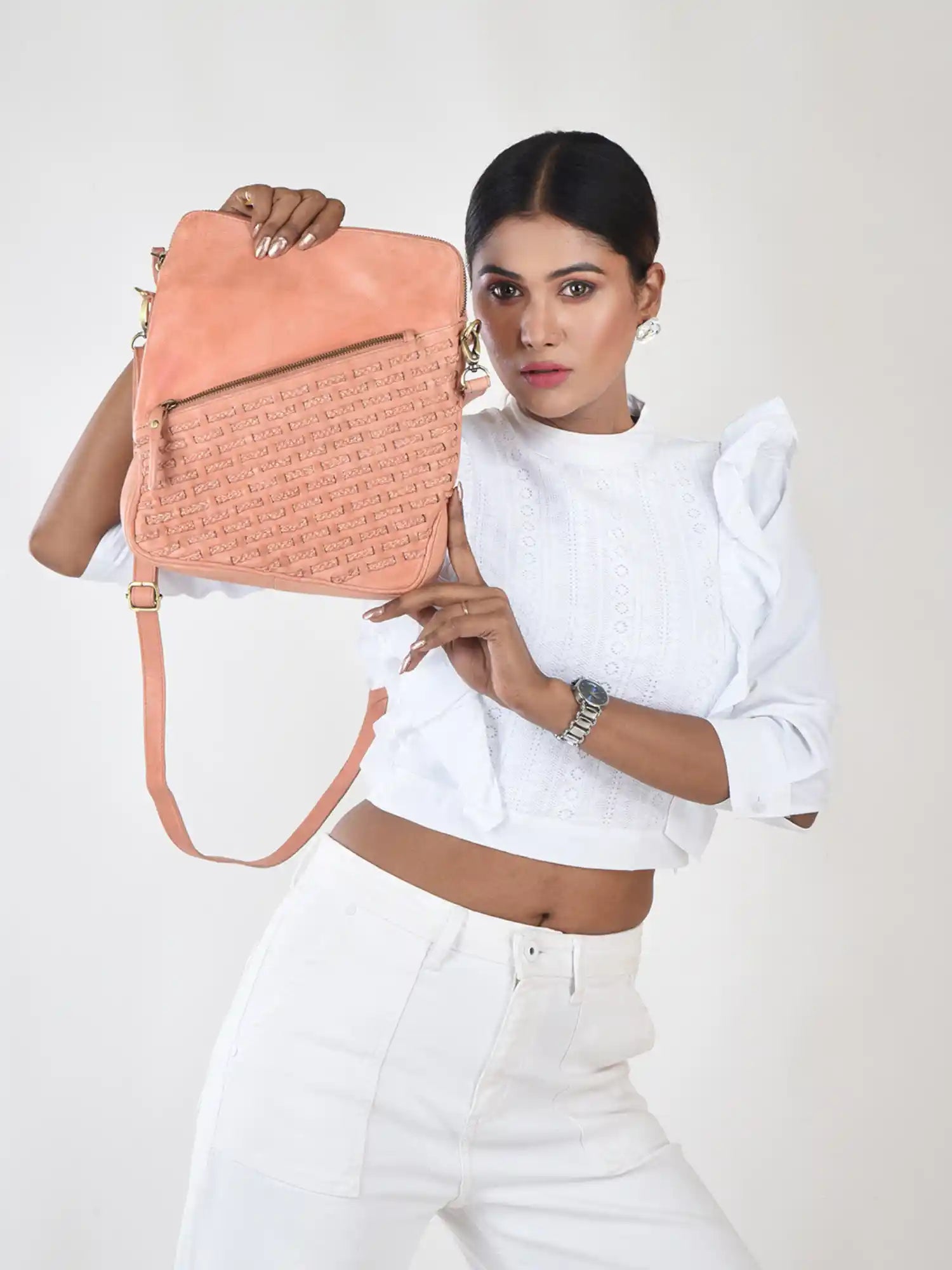 Bologna Washed Leather Handbag