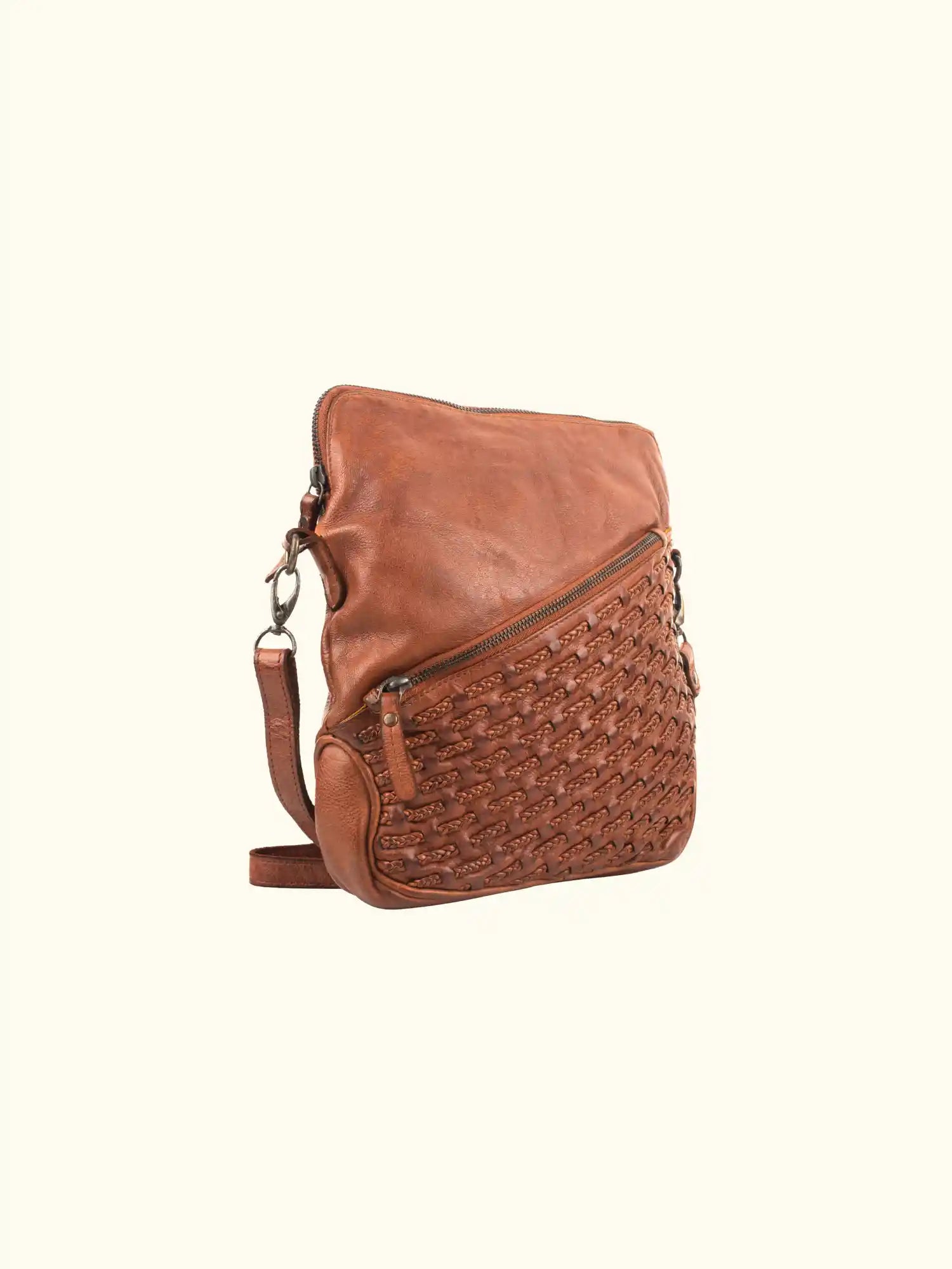 Bologna Washed Leather Handbag