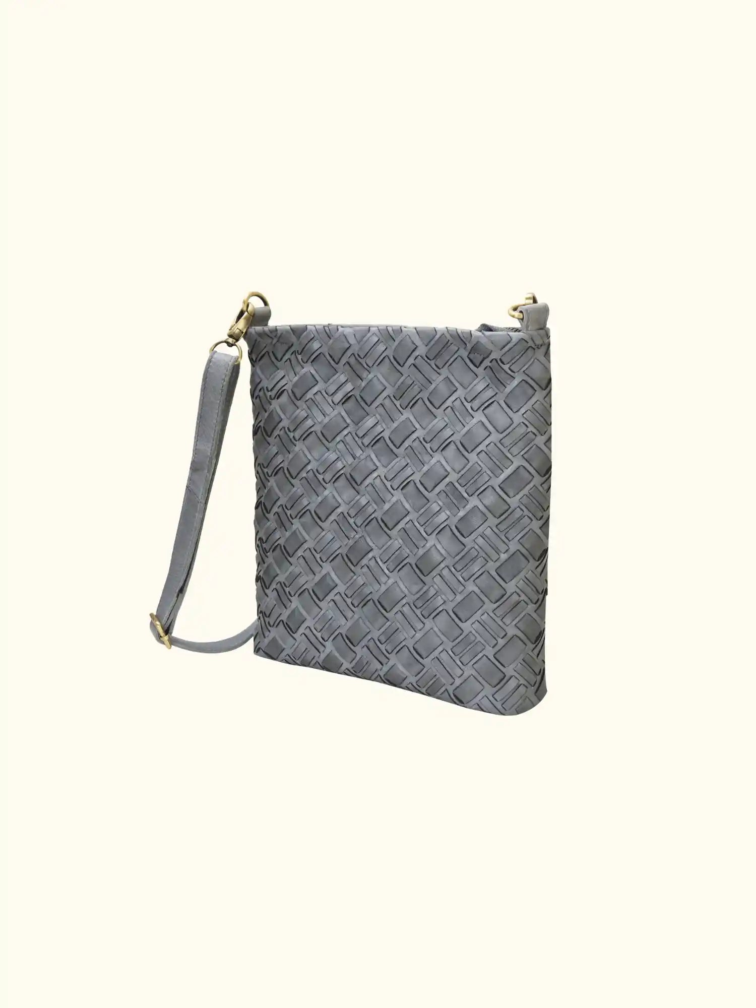 Lacq Washed Leather Crossbody Bag