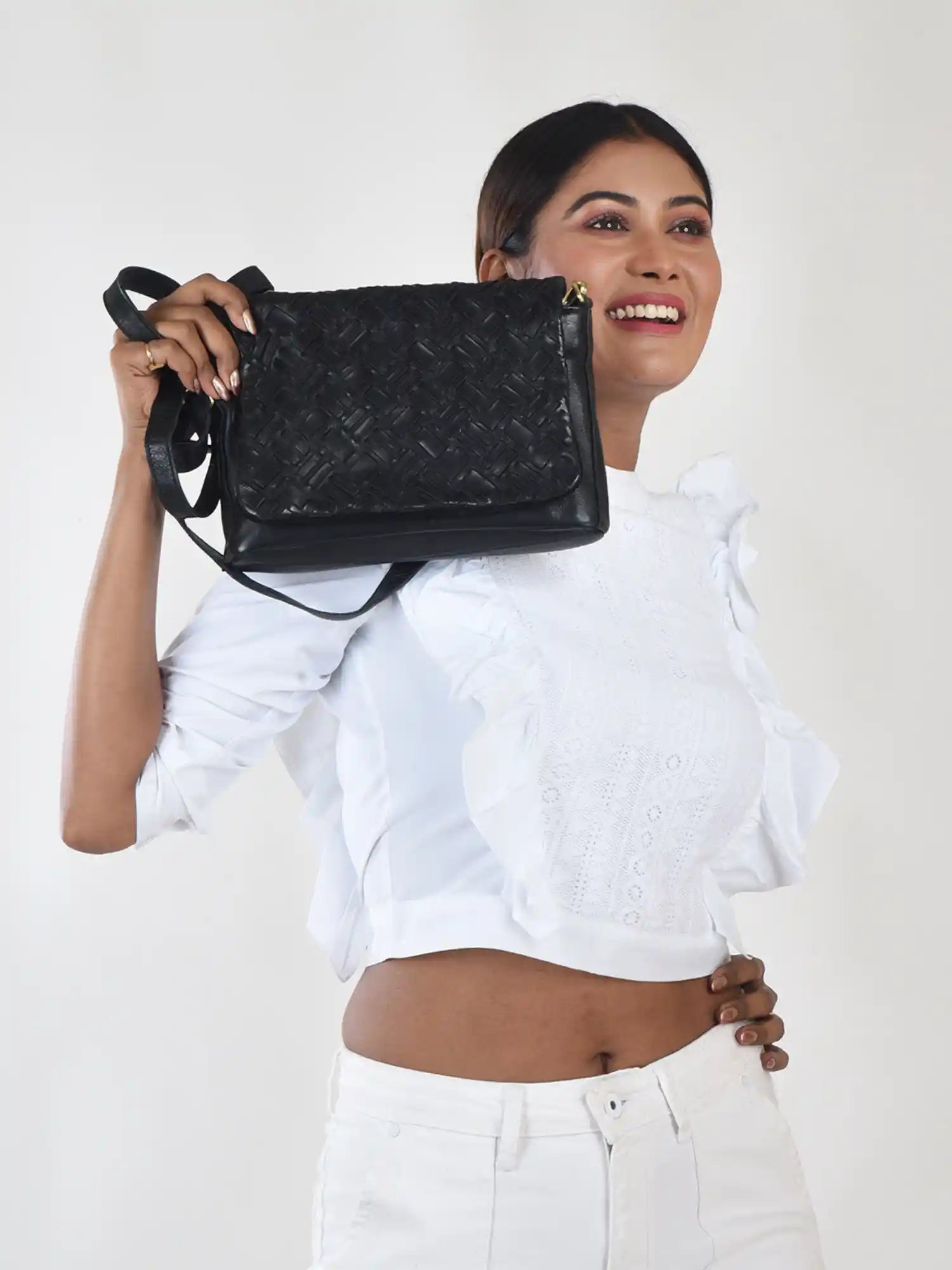 Pessac Washed Leather Crossbody