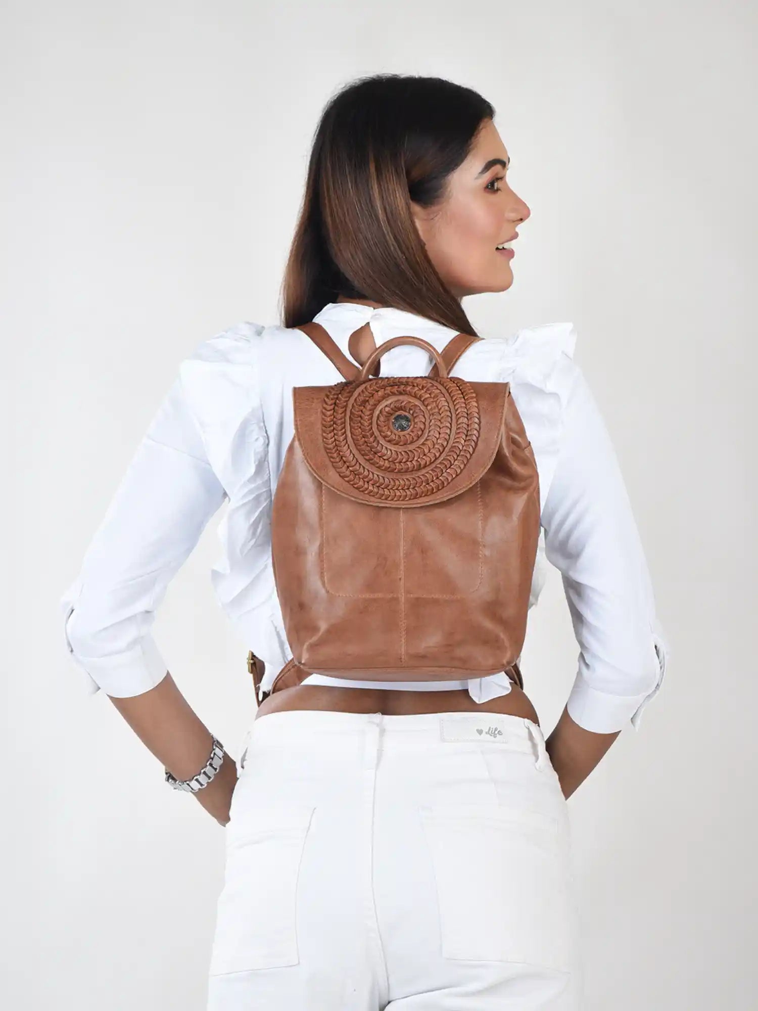 Auray Washed Leather Backpack