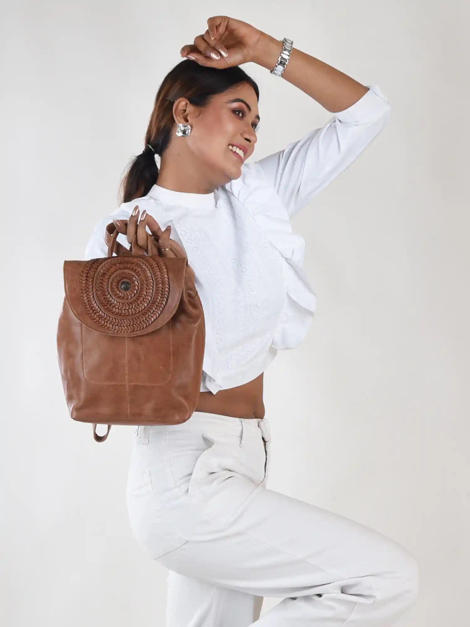 Auray Washed Leather Backpack