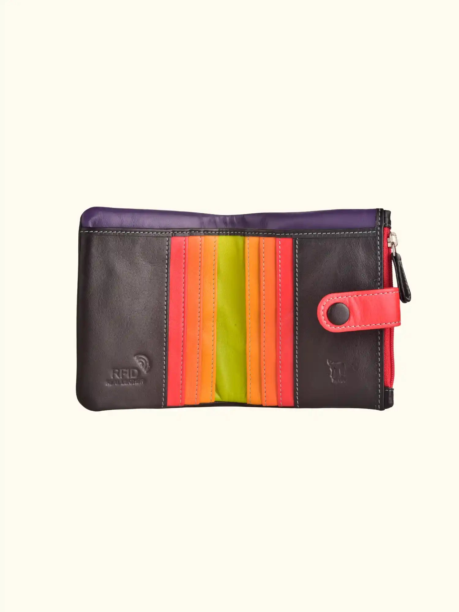 Siiri Multi-colored Nappa Leather Wallet