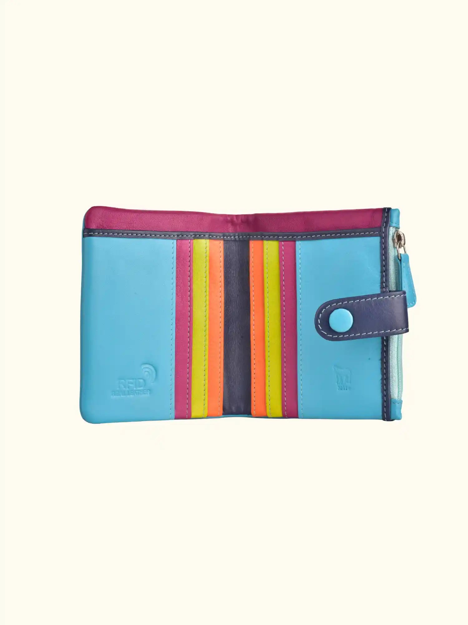 Siiri Multi-colored Nappa Leather Wallet