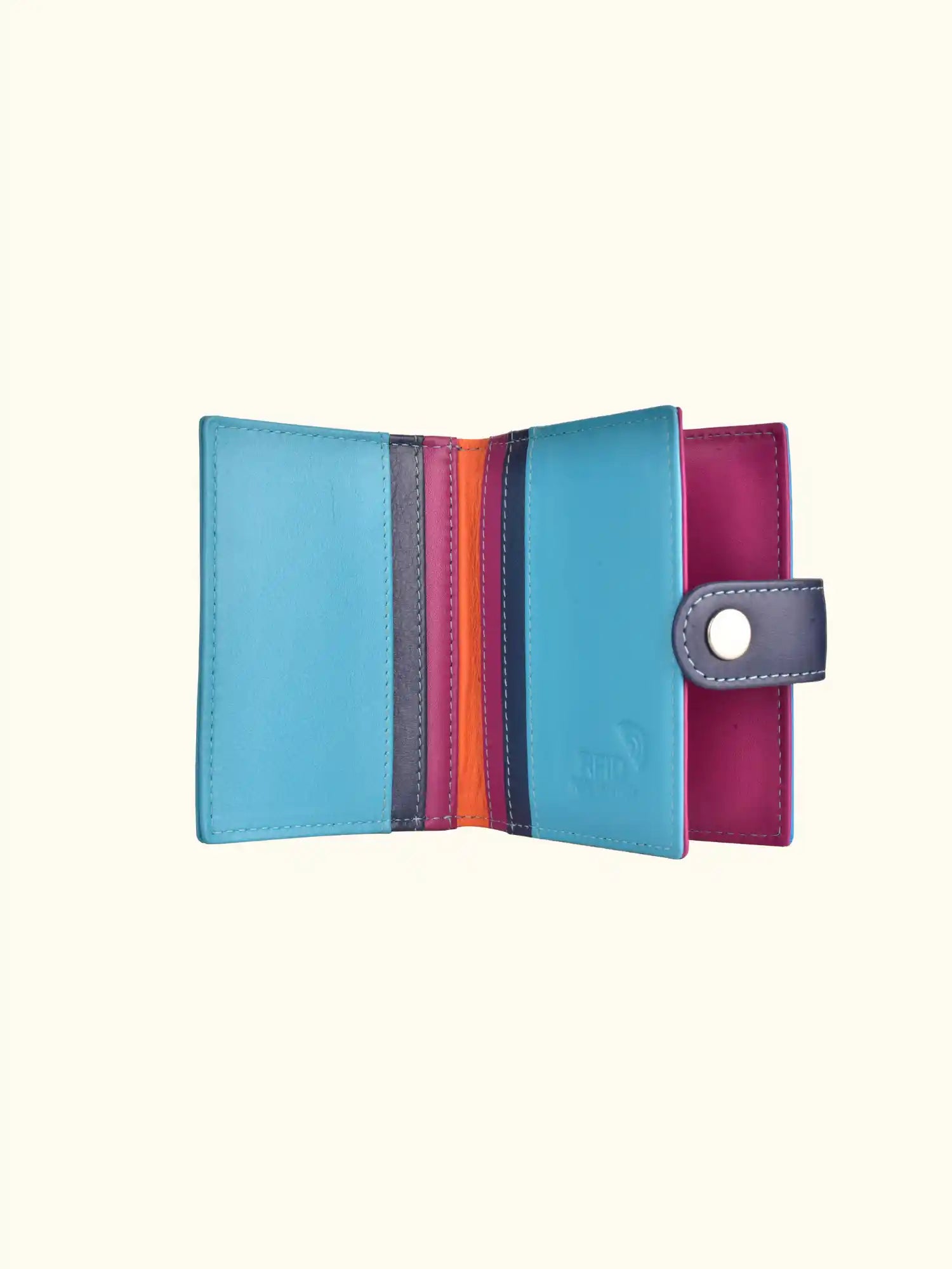 CC Wallet – RFID Multi-Colored Nappa Leather
