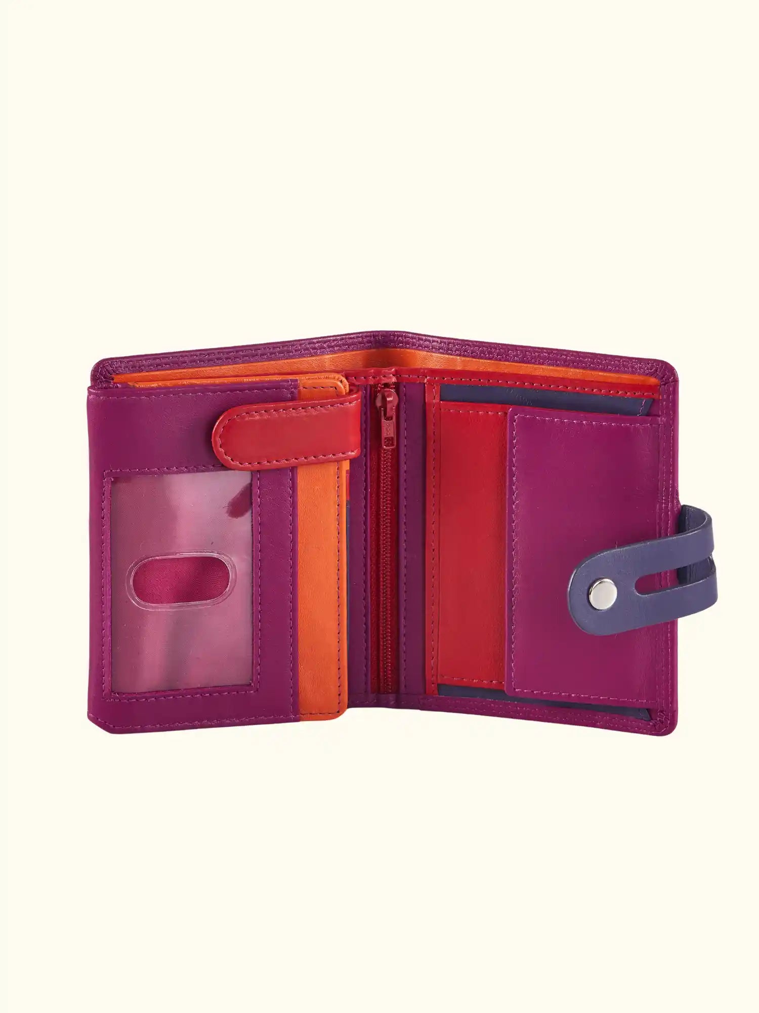 Victoria Nappa Leather Colorful Wallet