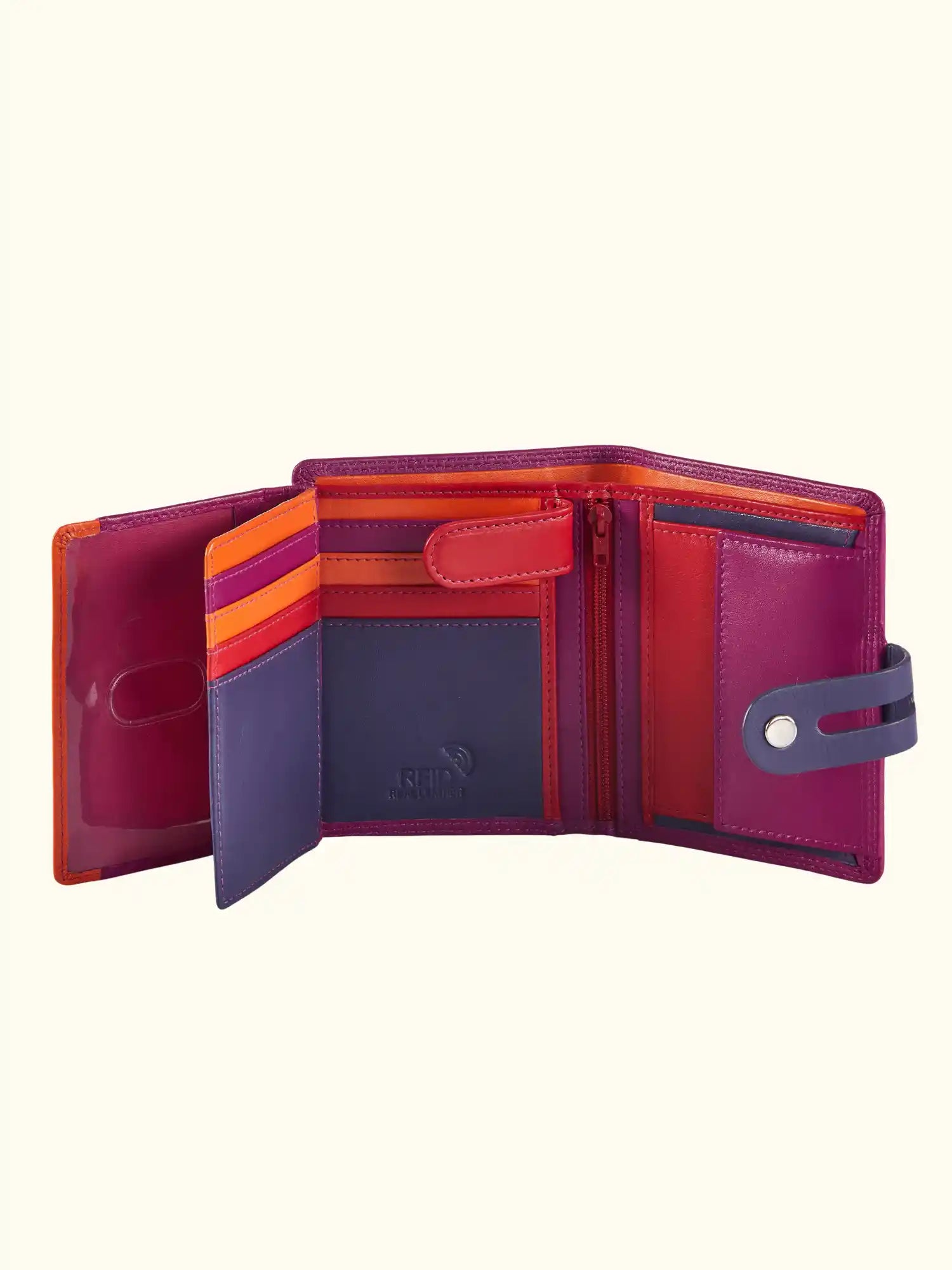 Victoria Nappa Leather Colorful Wallet